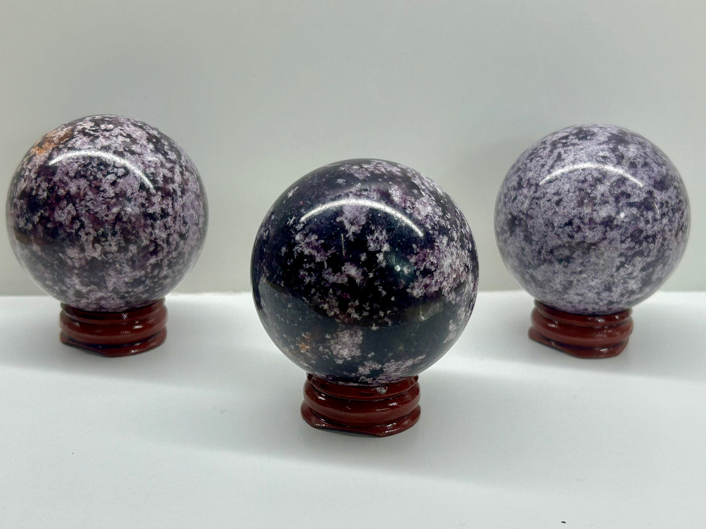 Lopidolite Spheres