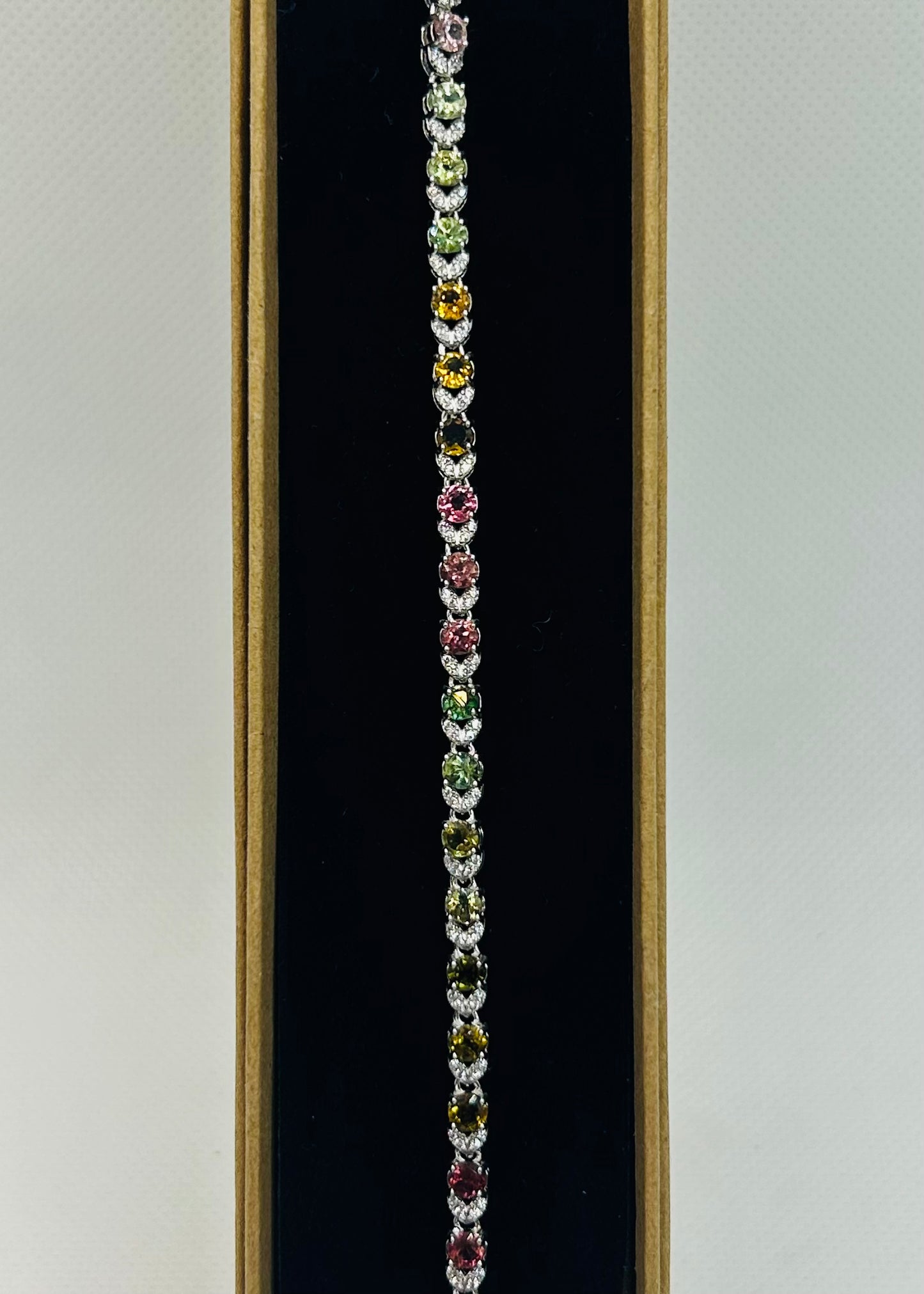 925 Mixed Tourmaline Bracelet