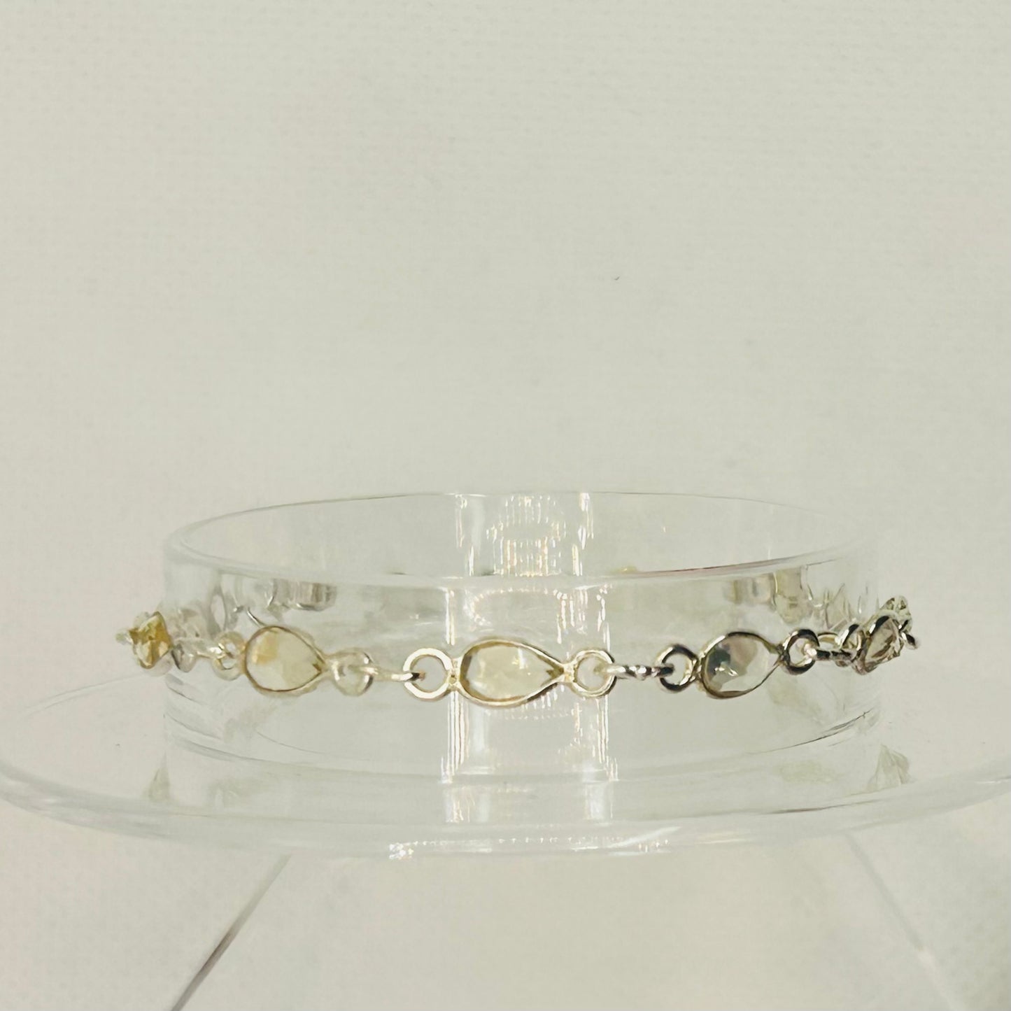 925 Yellow Topaz Bracelet