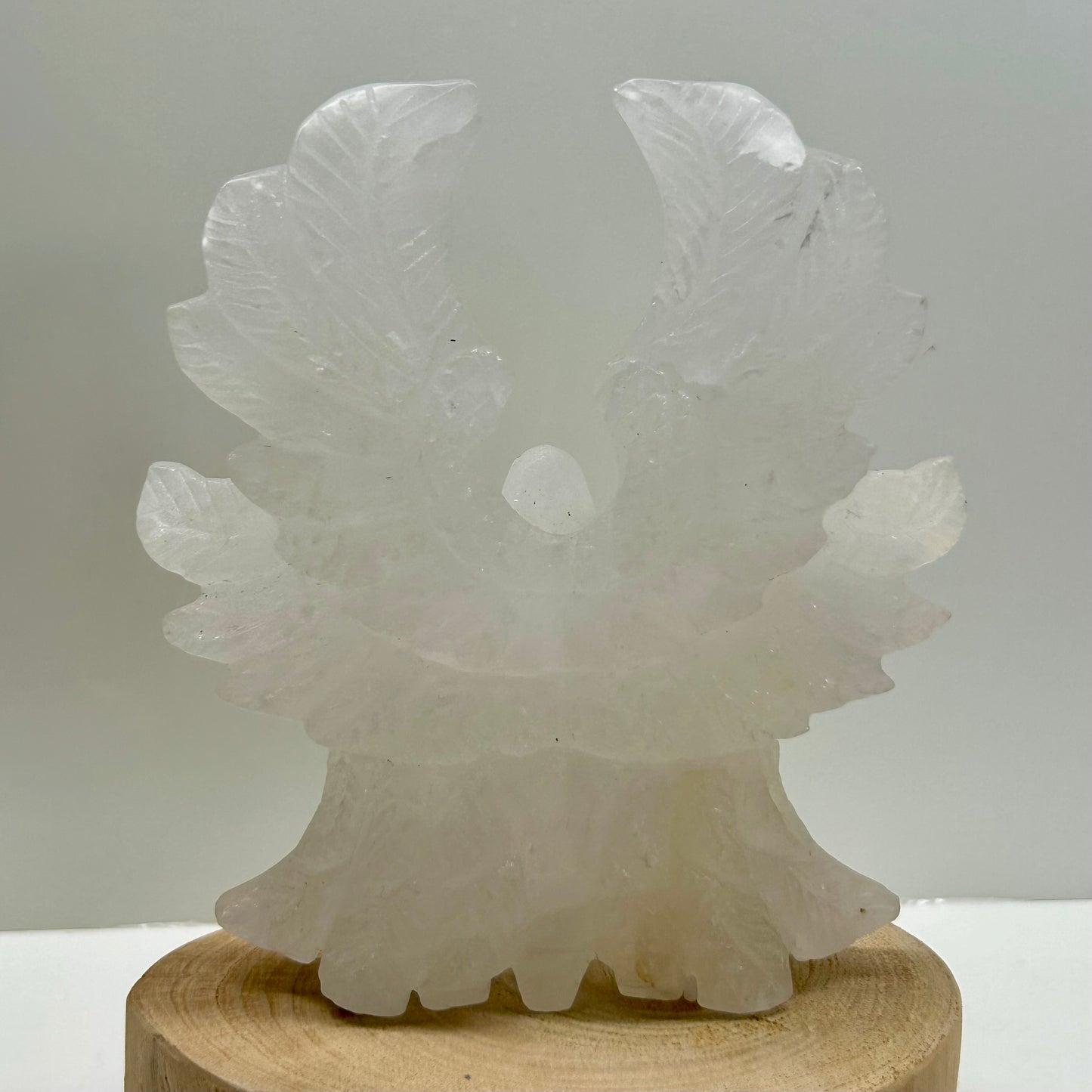 Clear Quartz Fairy Carving
