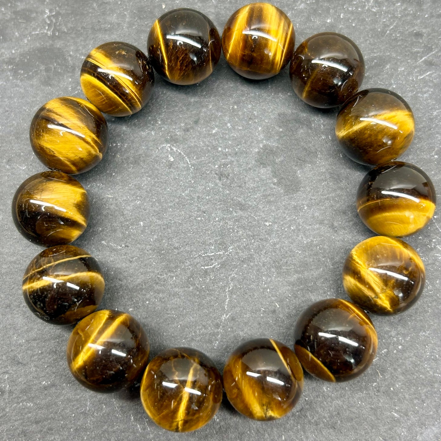 Tigers Eye 16mm Bracelets