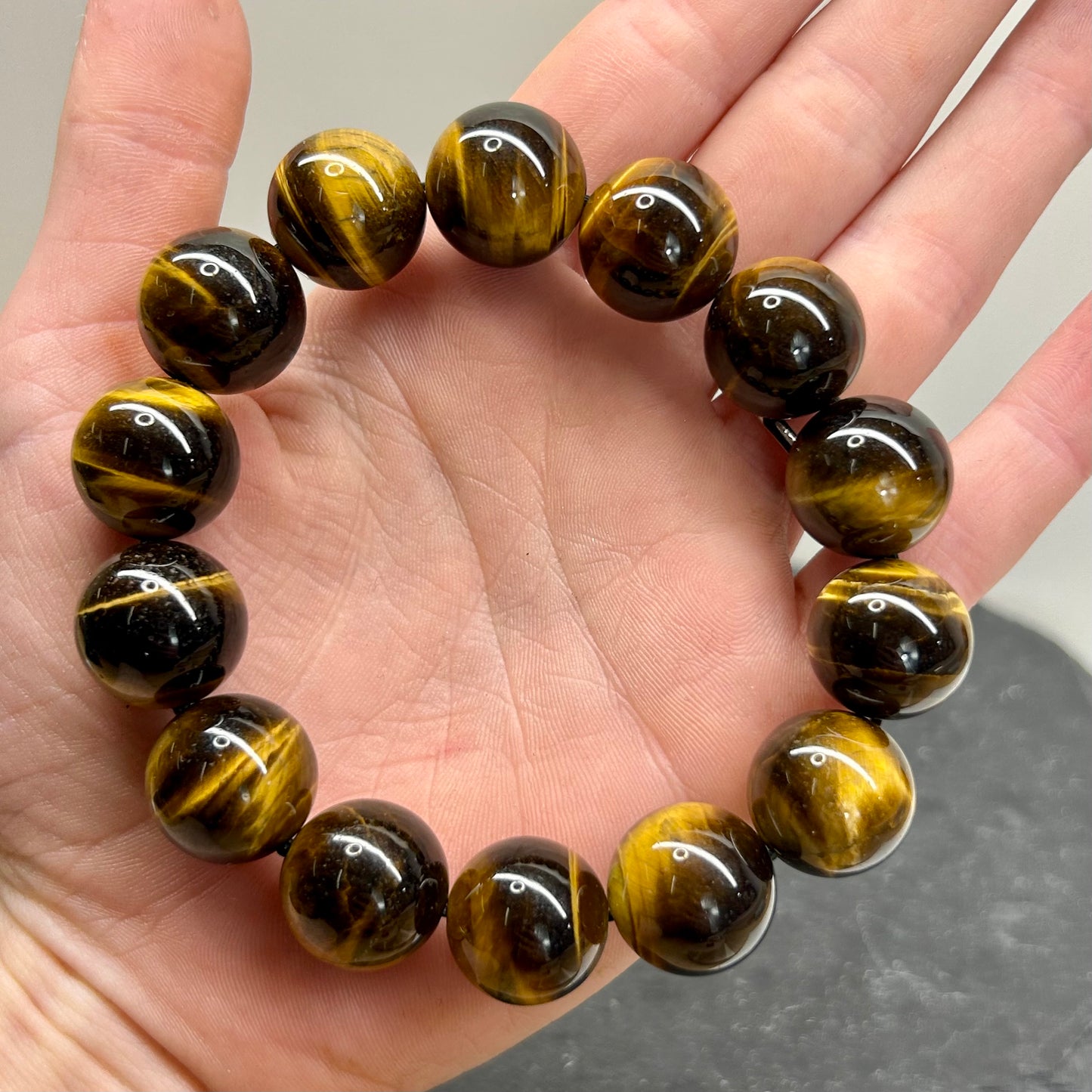 Tigers Eye 16mm Bracelets