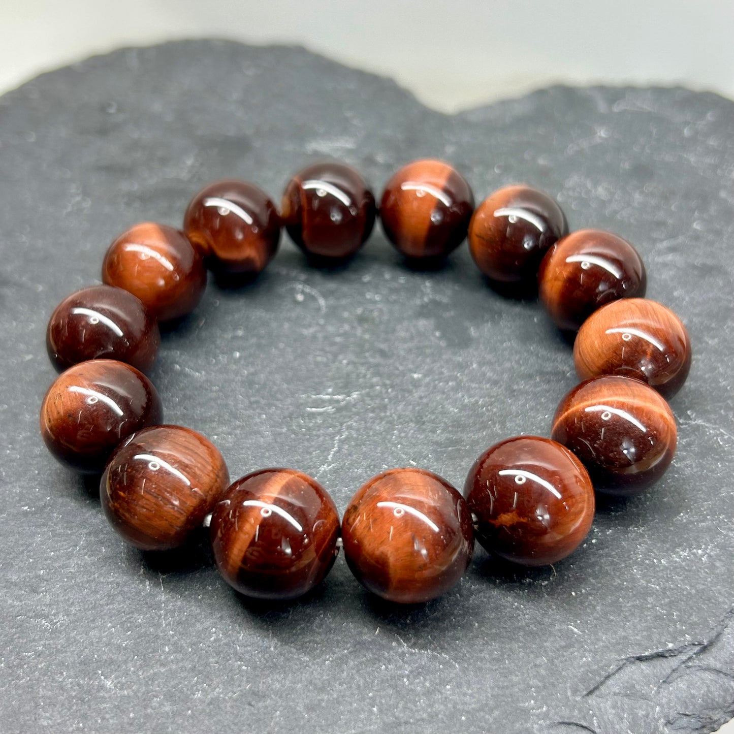 Red Tigers Eye 16mm Bracelets