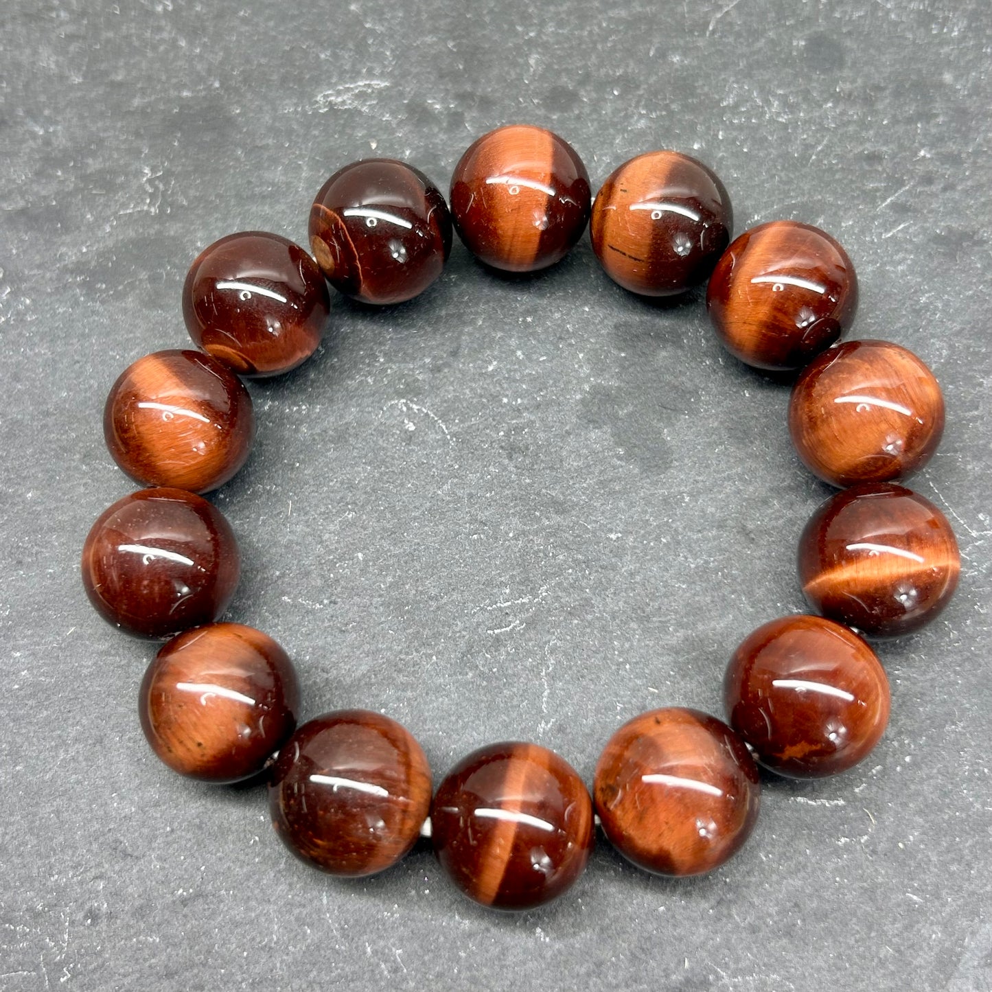 Red Tigers Eye 16mm Bracelets
