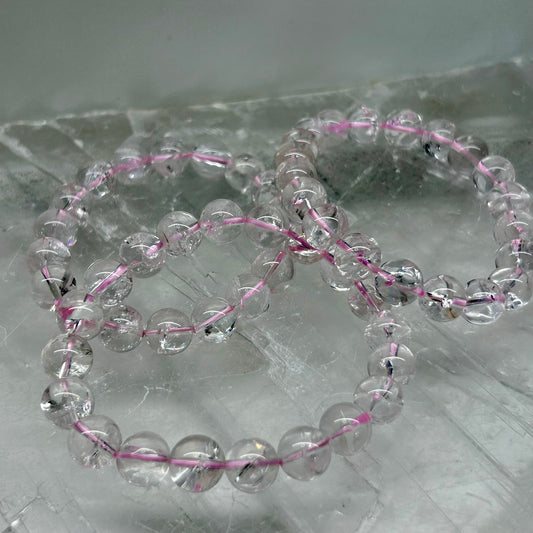Pink Fire Quartz 8mm Bracelets