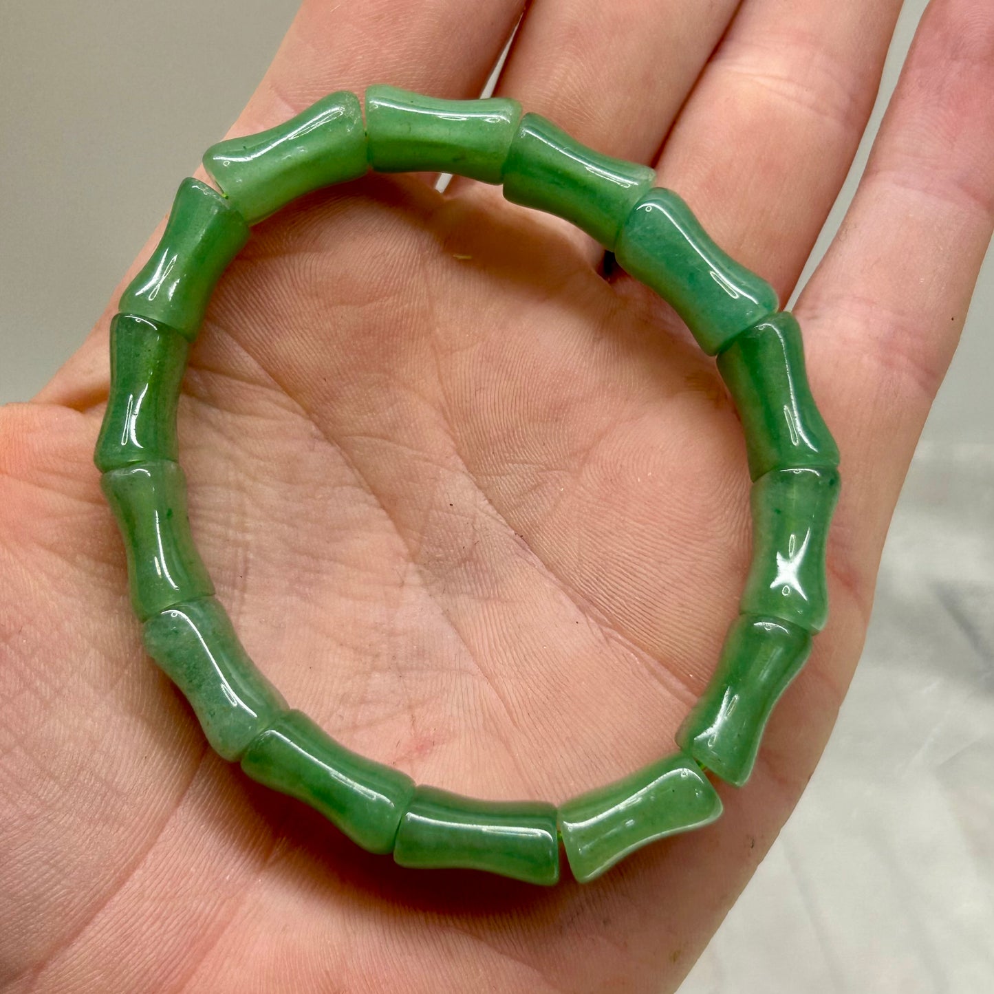 Green Aventurine Bangle Bracelet