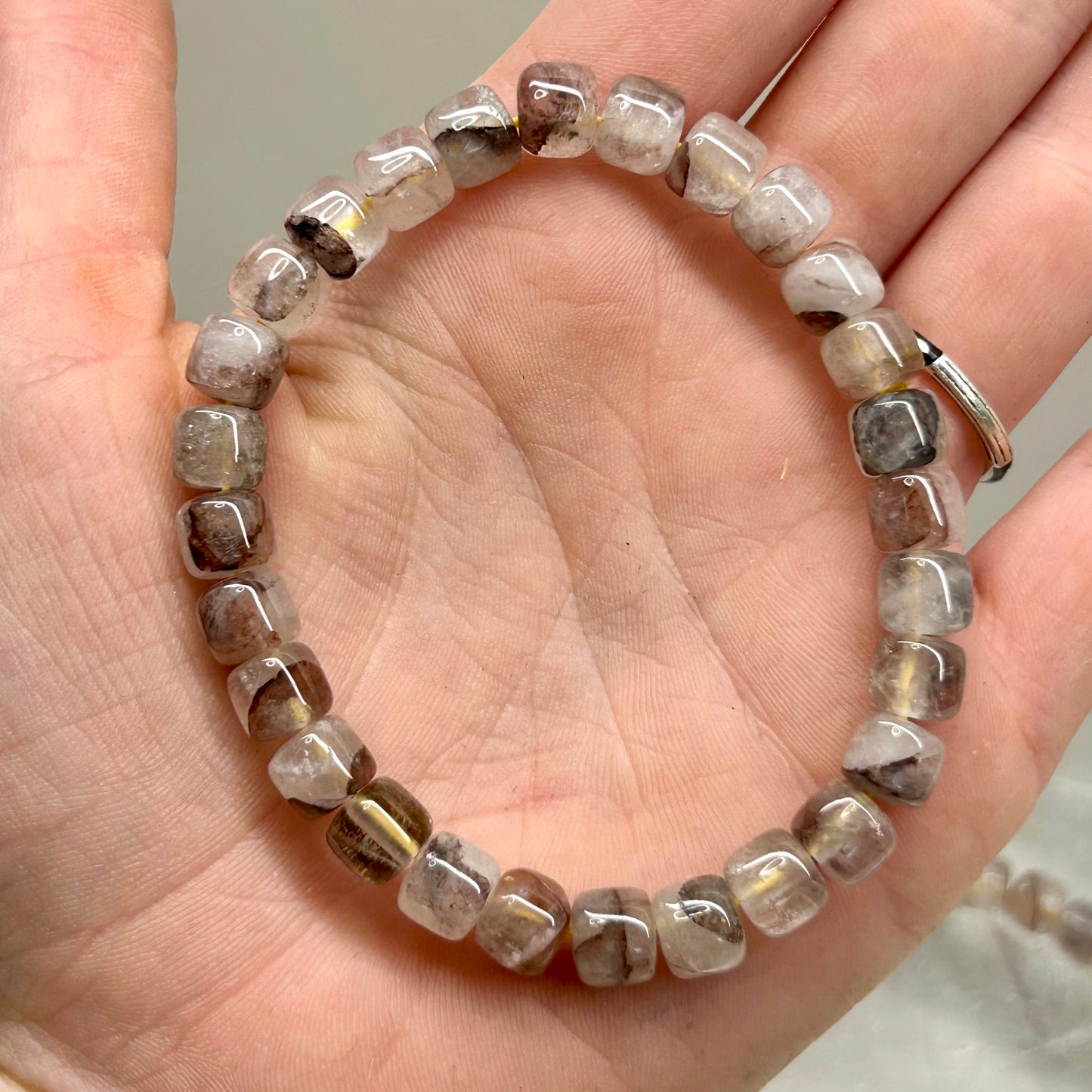 Fire Quartz Cubed Bracelets