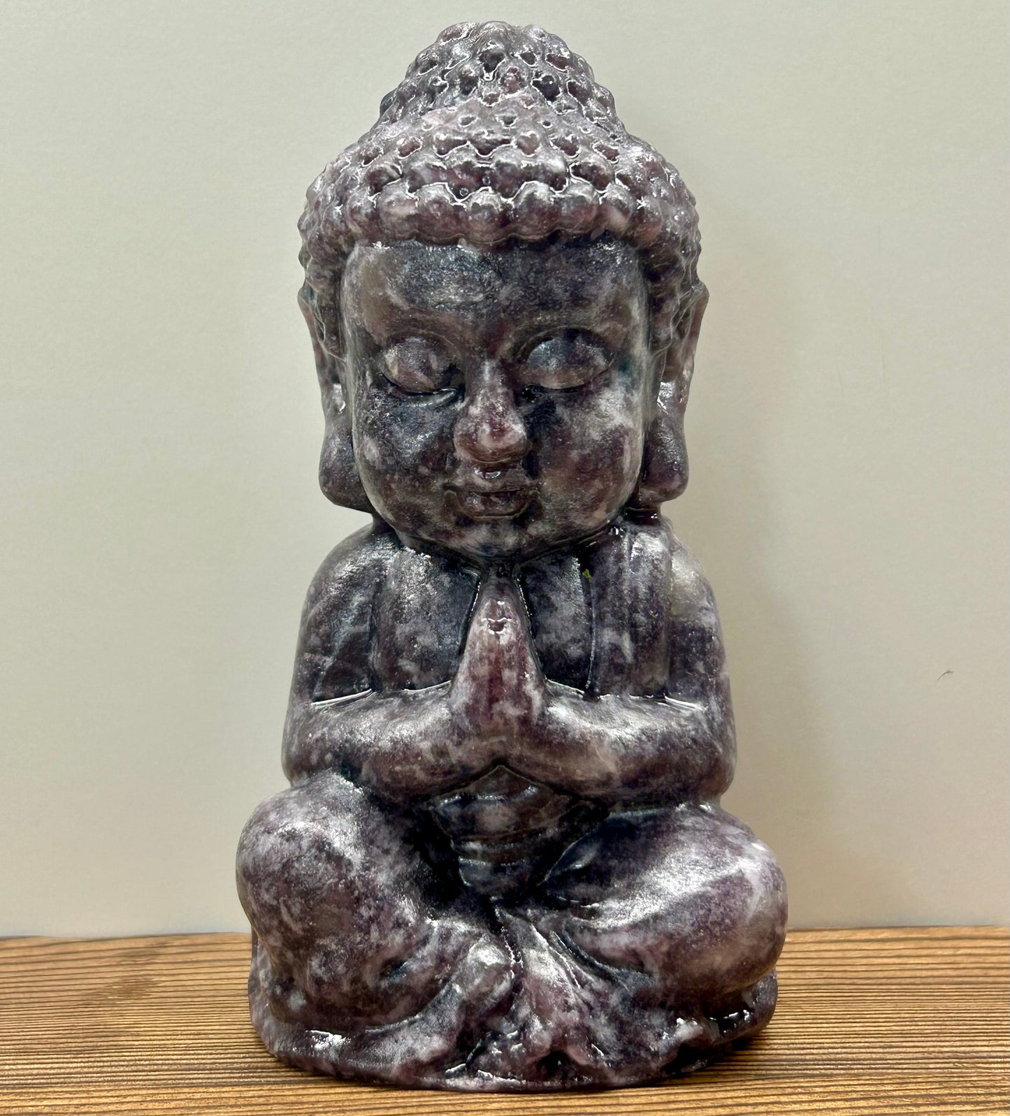 Lepidolite Buddha (12cm Tall)