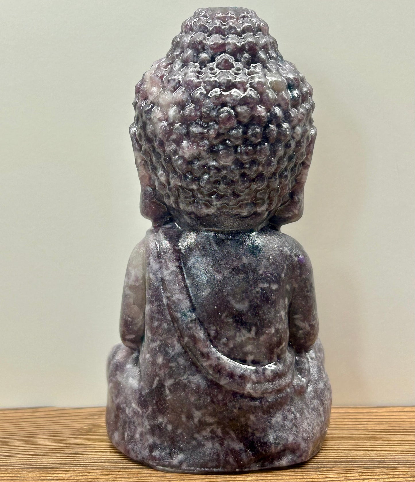 Lepidolite Buddha (12cm Tall)