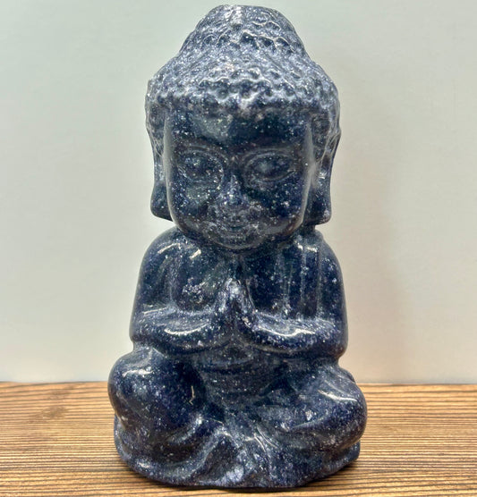 Lepidolite Buddha (10cm Tall)