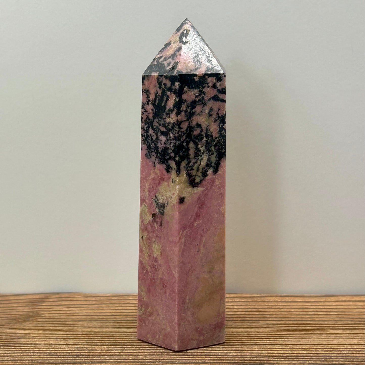 Rhodonite Towers (9.5-8.8cm Tall)