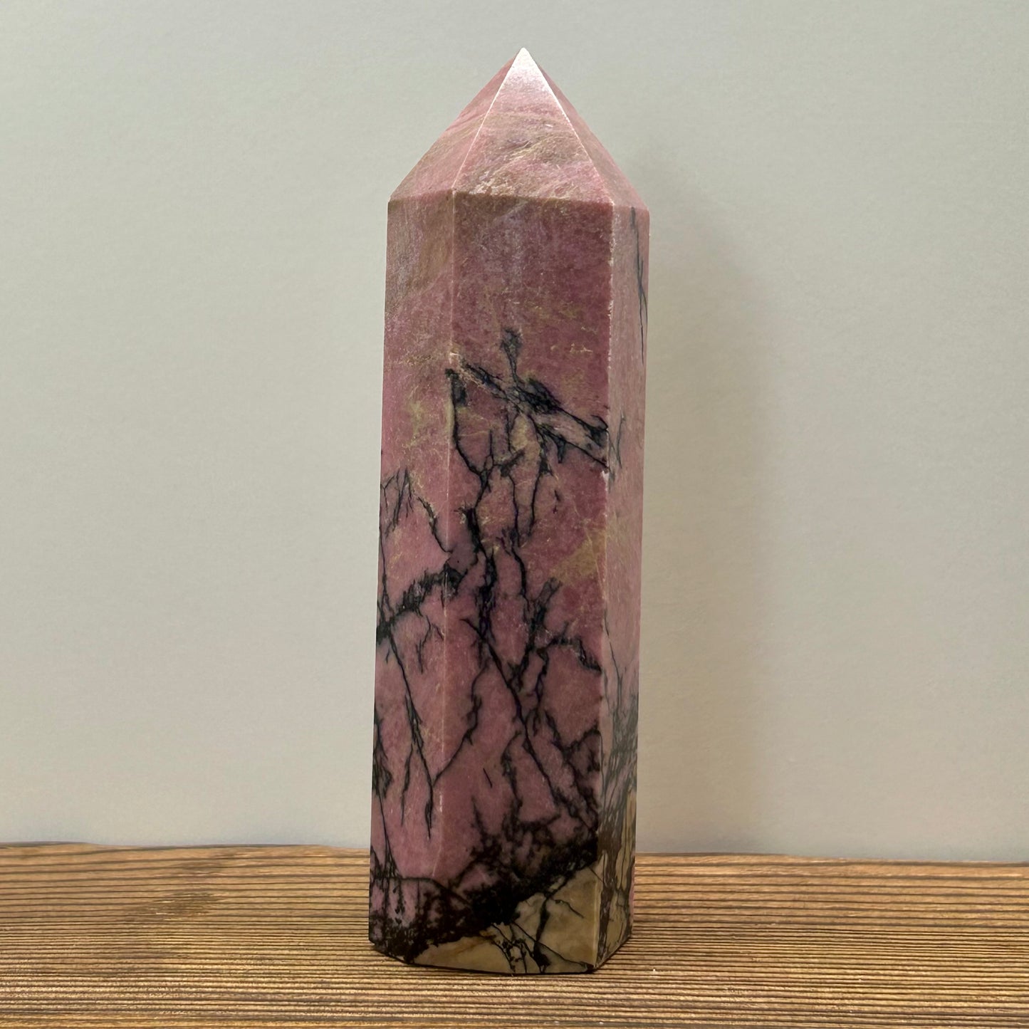 Rhodonite Towers (9.5-8.8cm Tall)