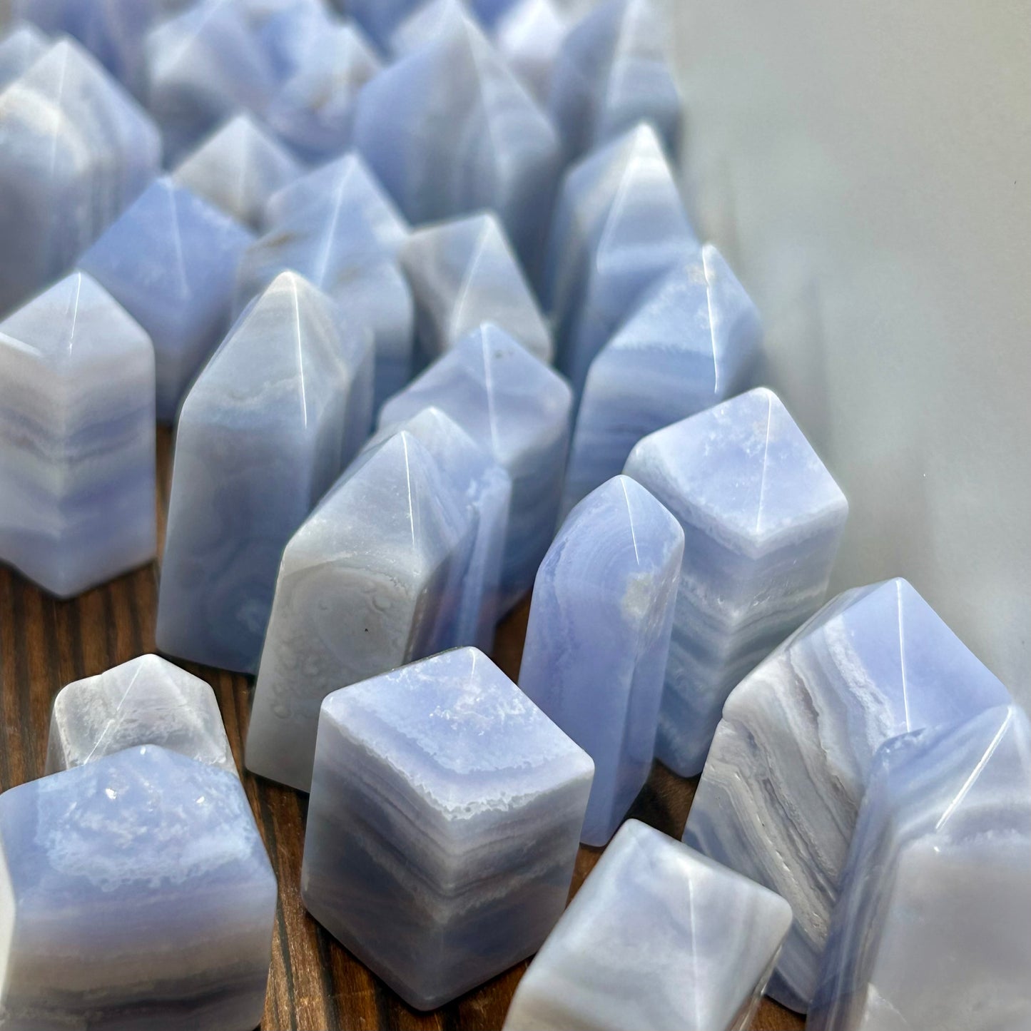 Blue Lace Mini Towers (2.2cm-3.3)