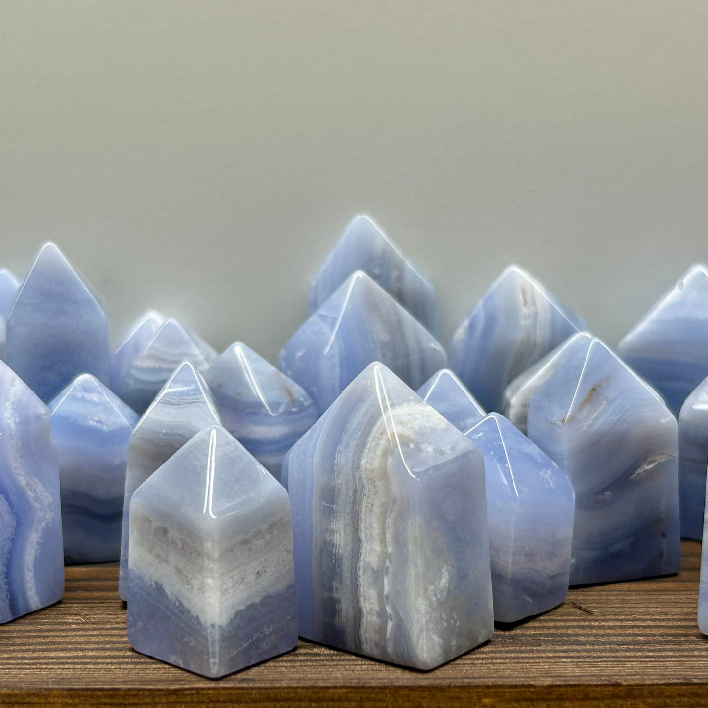 Blue Lace Mini Towers (2.2cm-3.3)