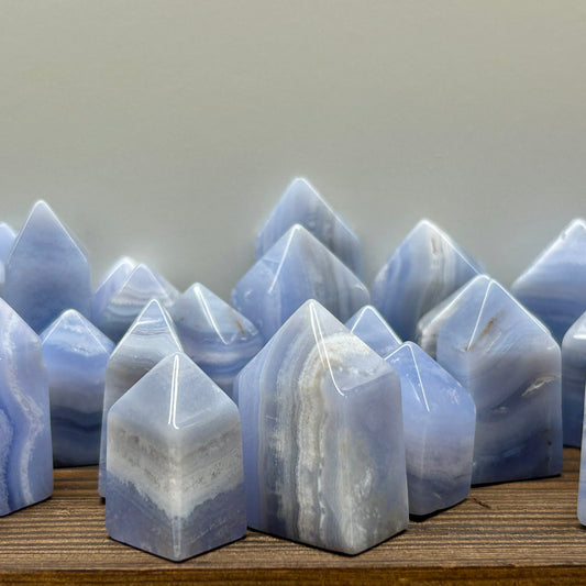 Blue Lace Mini Towers (2.2cm-3.3)