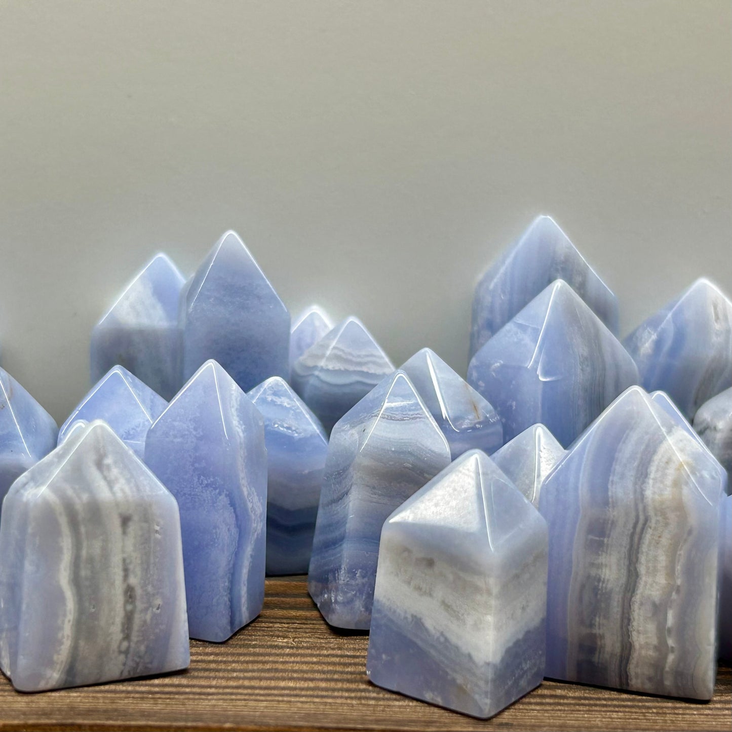 Blue Lace Mini Towers (2.2cm-3.3)