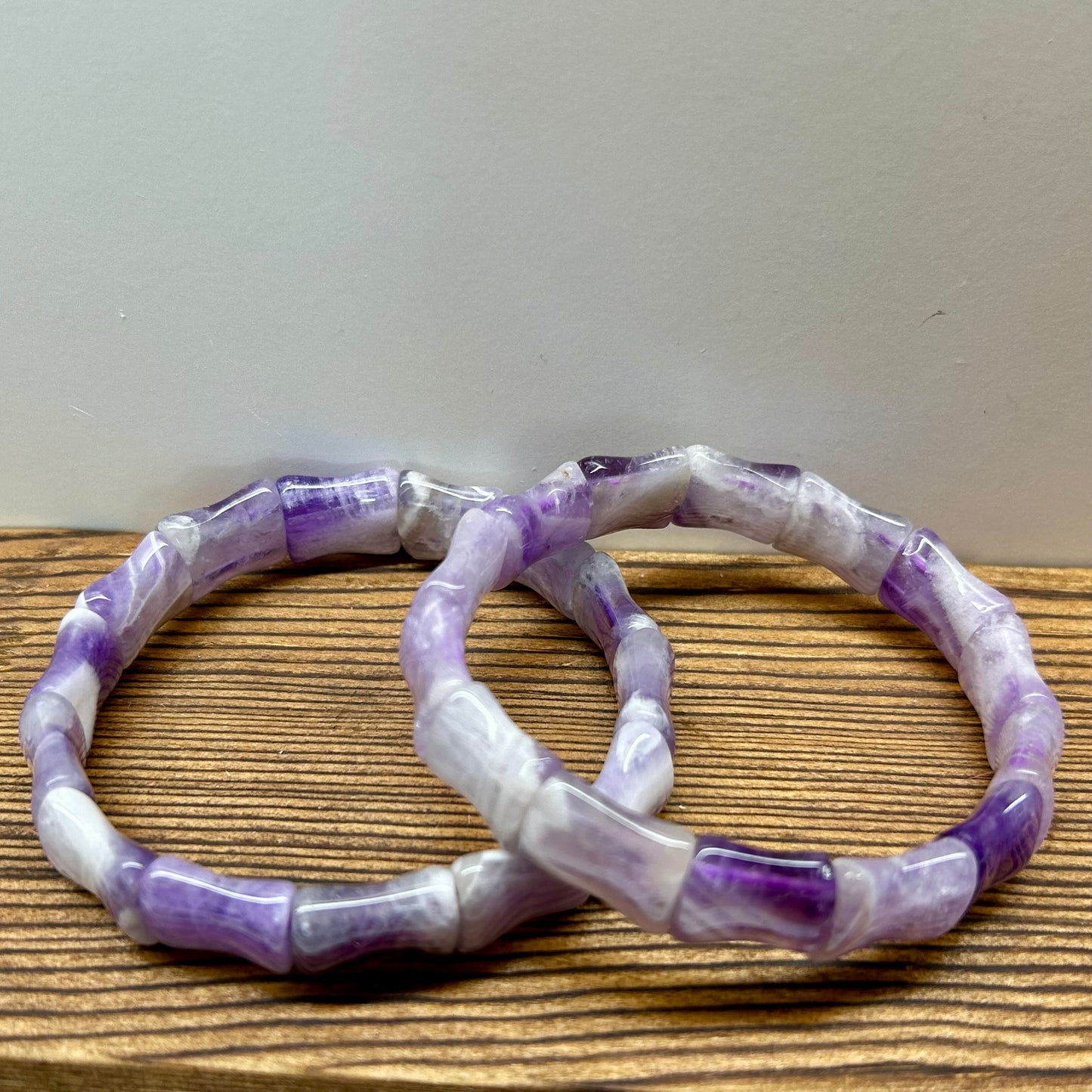 Dream Amethyst Bamboo Bracelets