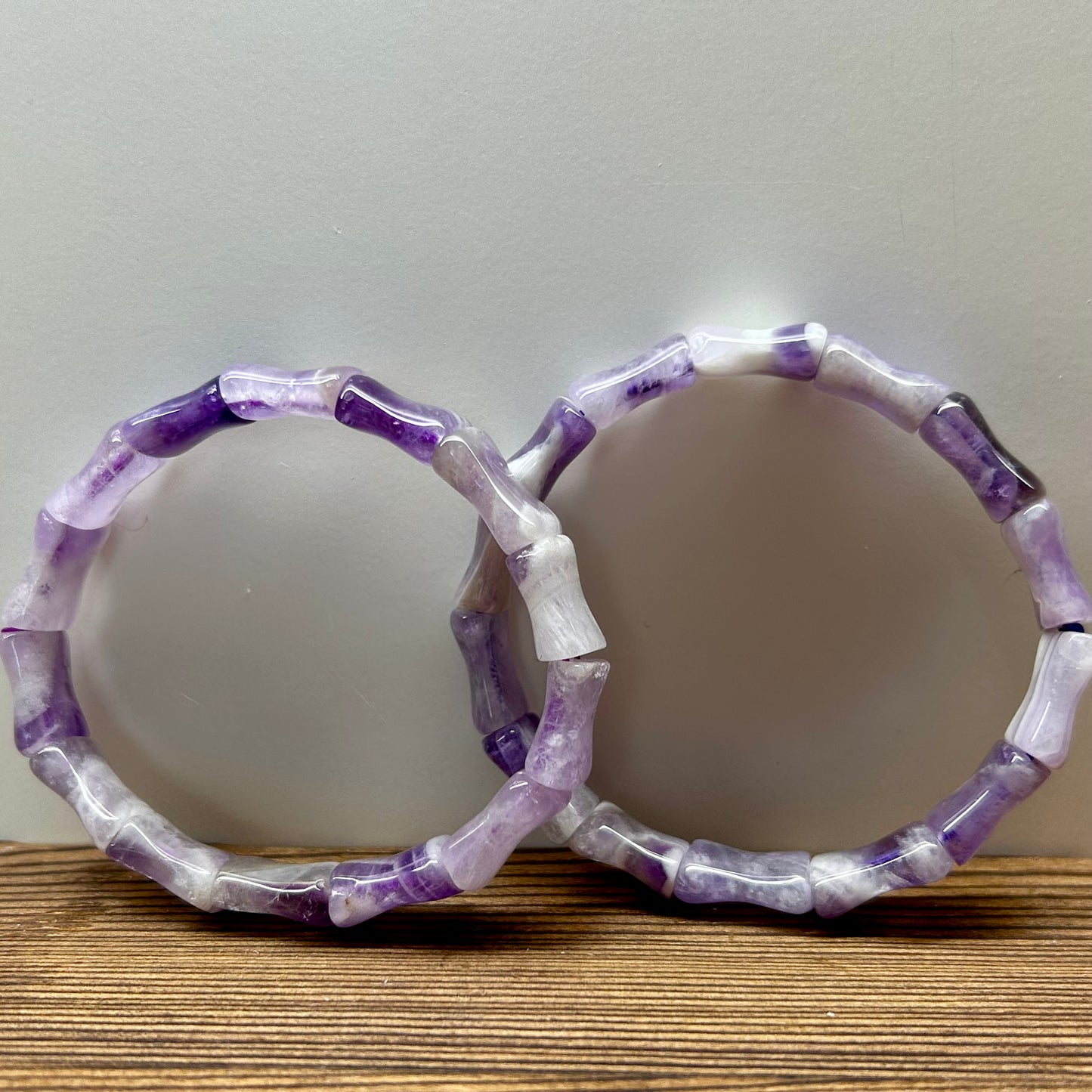 Dream Amethyst Bamboo Bracelets