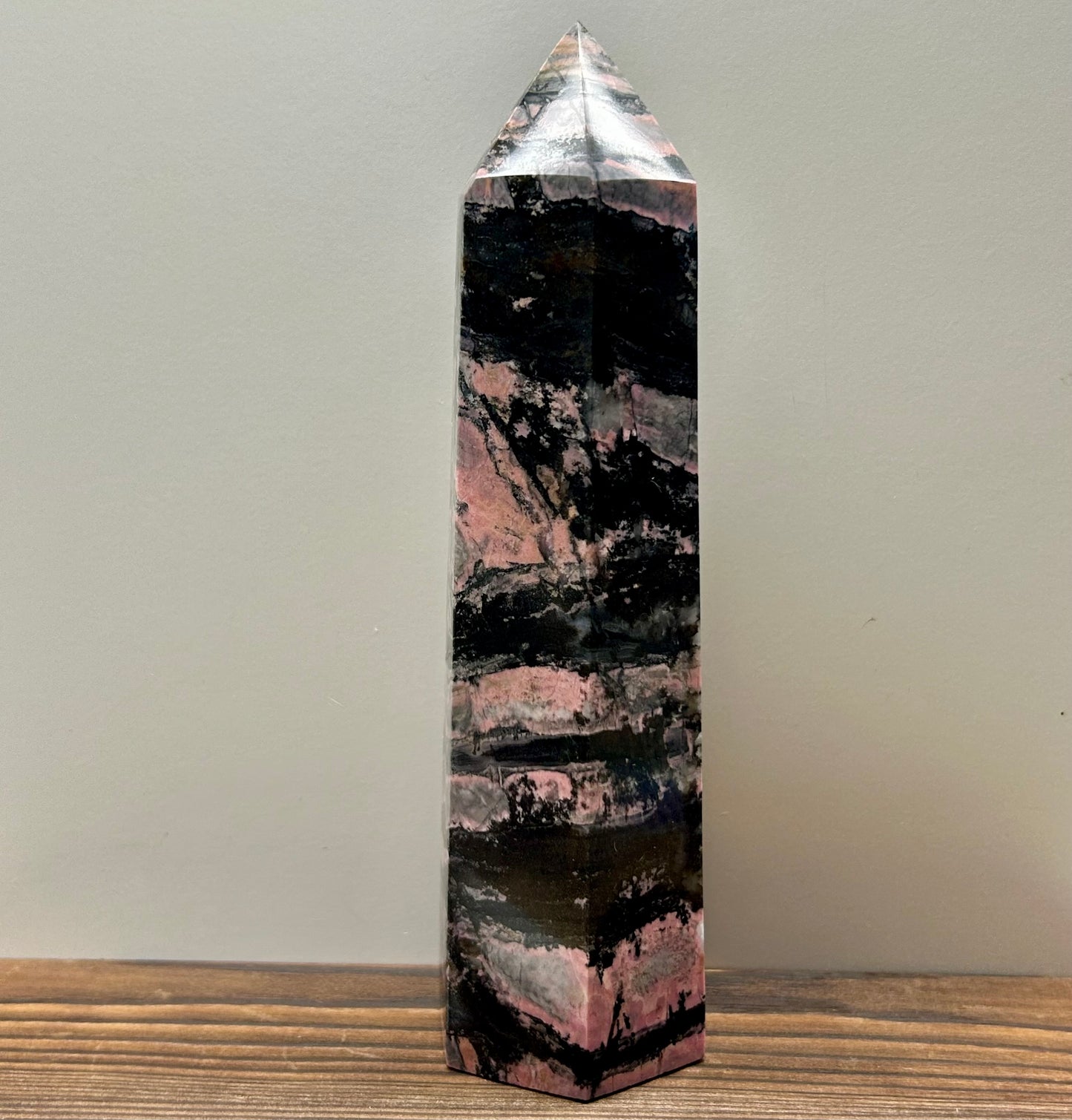 Rhodonite Tower (17cm Tall)