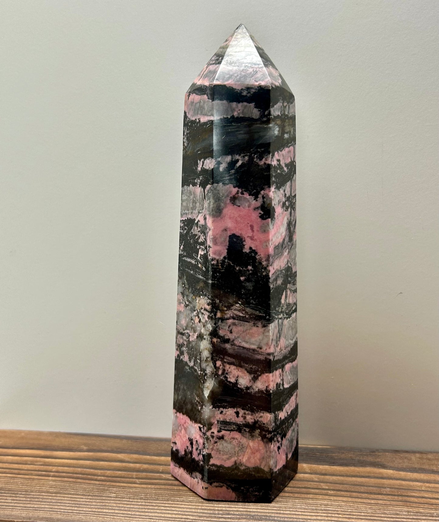 Rhodonite Tower (17cm Tall)