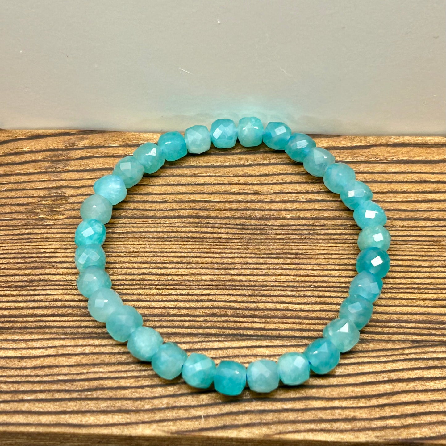 Amazonite Faceted Bracelets