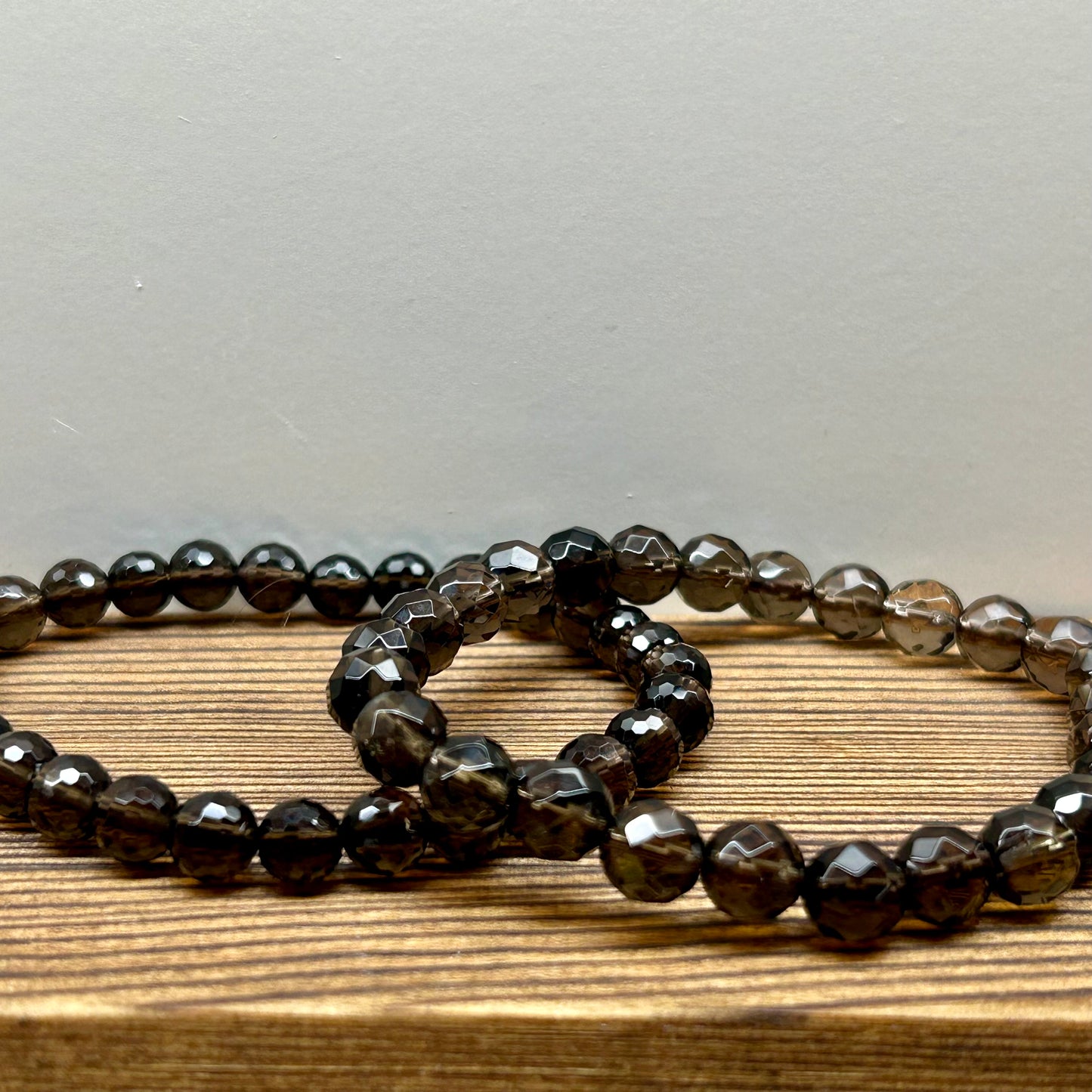 Smokey Quartz Faceted Bracelets