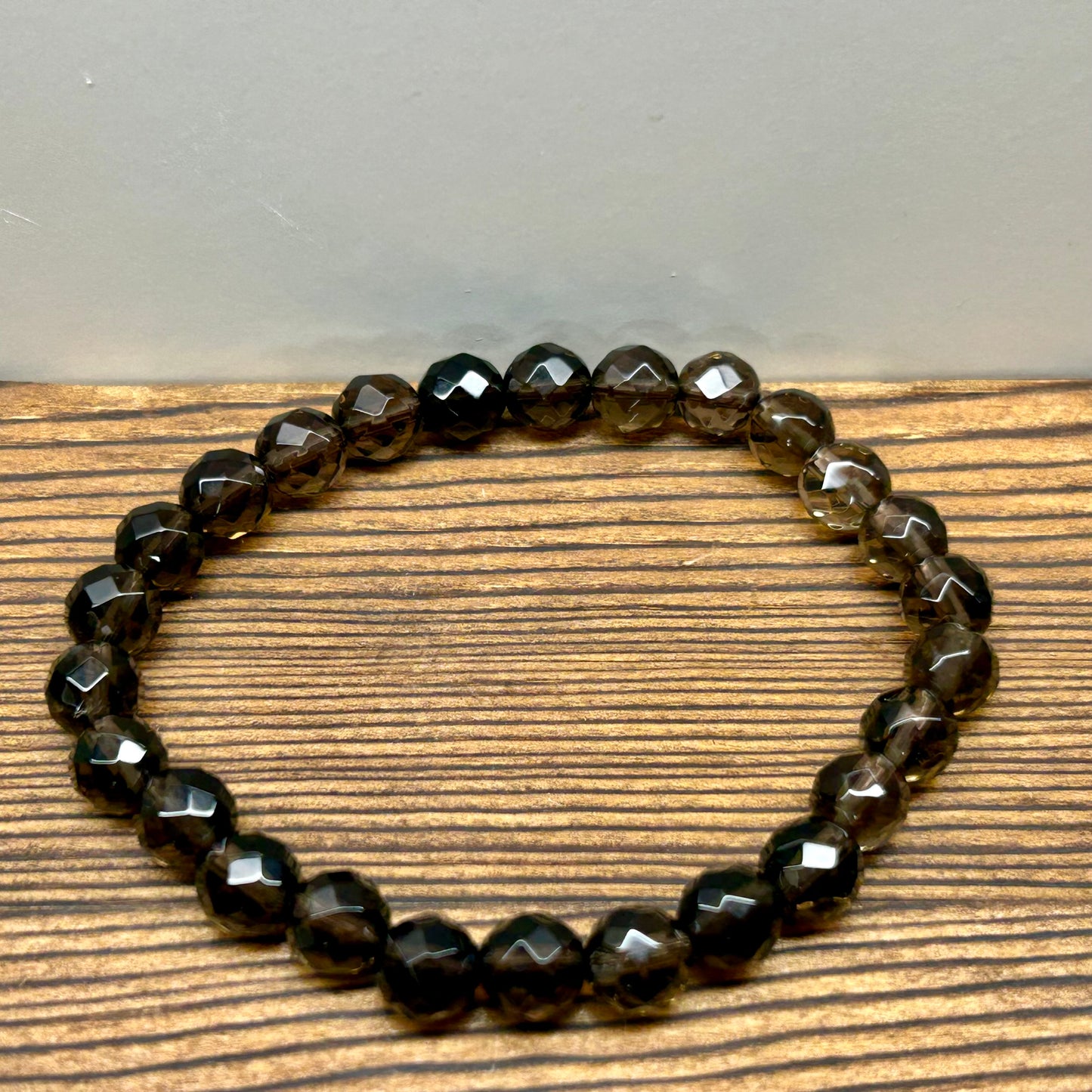 Smokey Quartz Faceted Bracelets