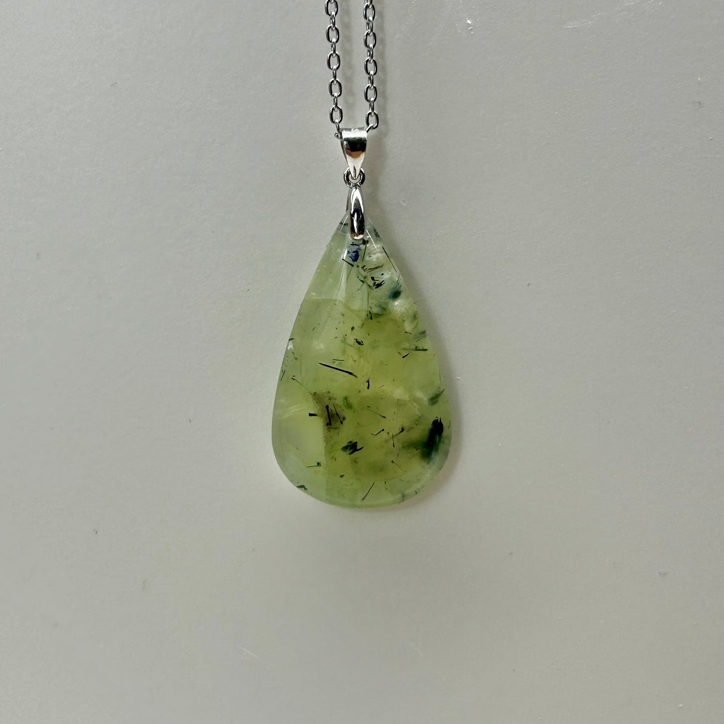 Prehnite 925 Pendant