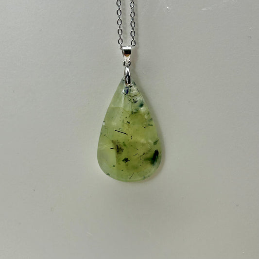 Prehnite 925 Pendant