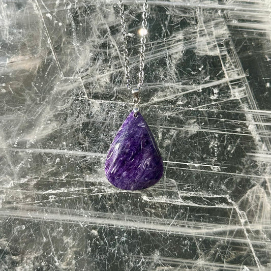 925 Teardrop Chorite Pendant