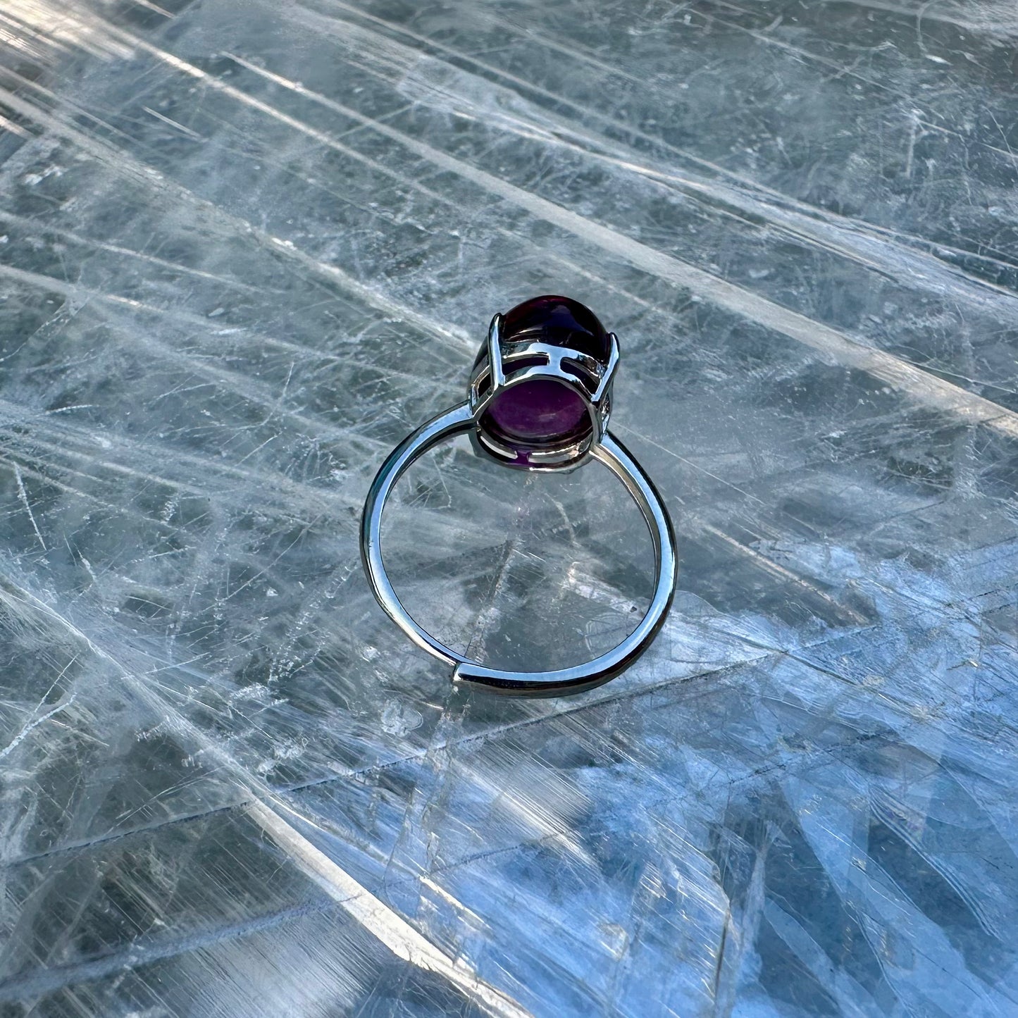 Adjustable Fluorite 925 Rings Style 2