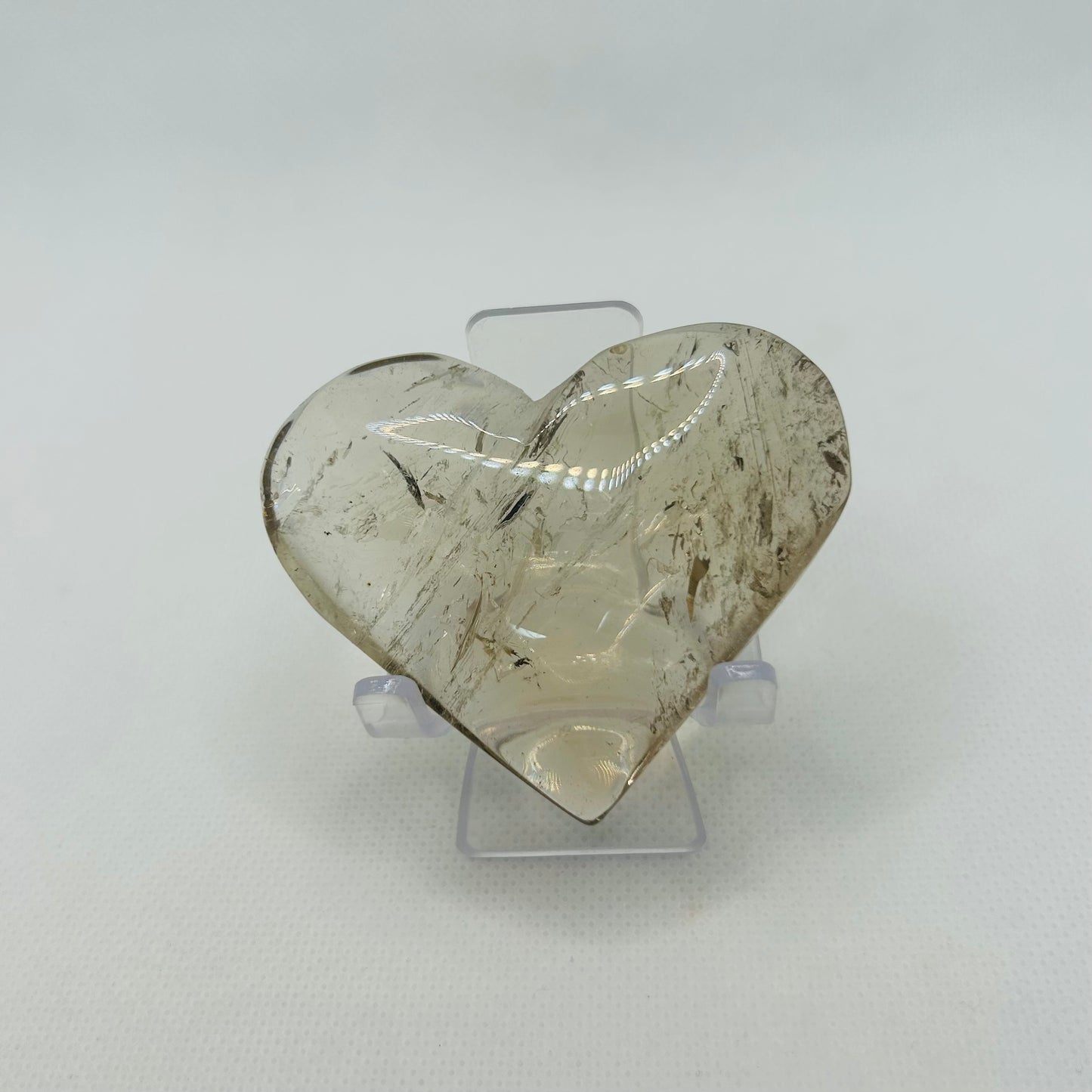 Smokey Quartz Crystal Heart