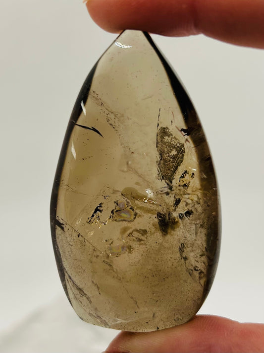 Smokey Quartz Crystal Flame