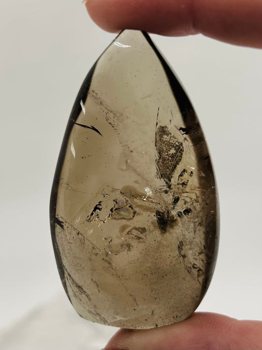 Smokey Quartz Crystal Flame