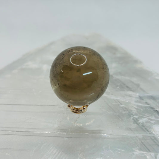 Smokey Quartz Crystal Spheres