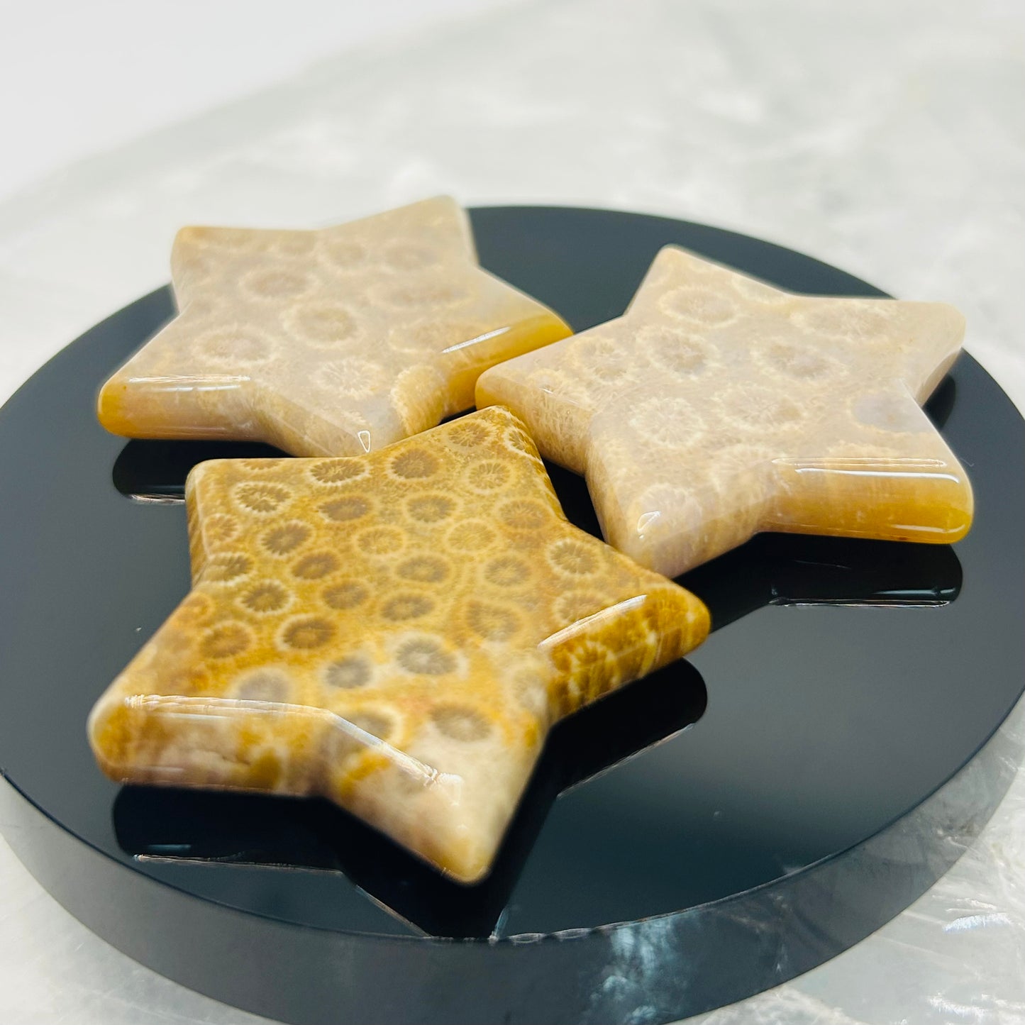Coral Jasper Stars