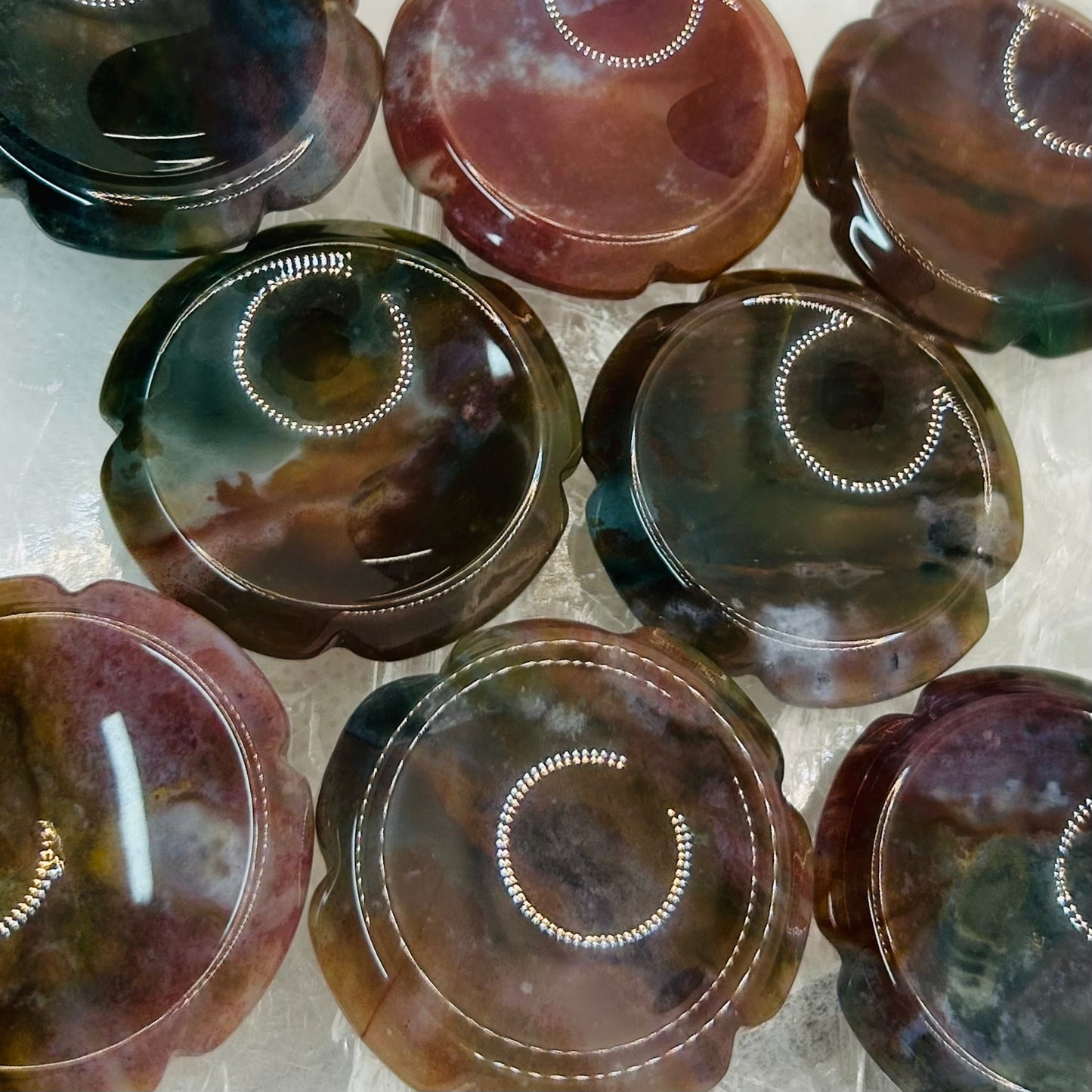 Ocean Jasper Thumb Stones