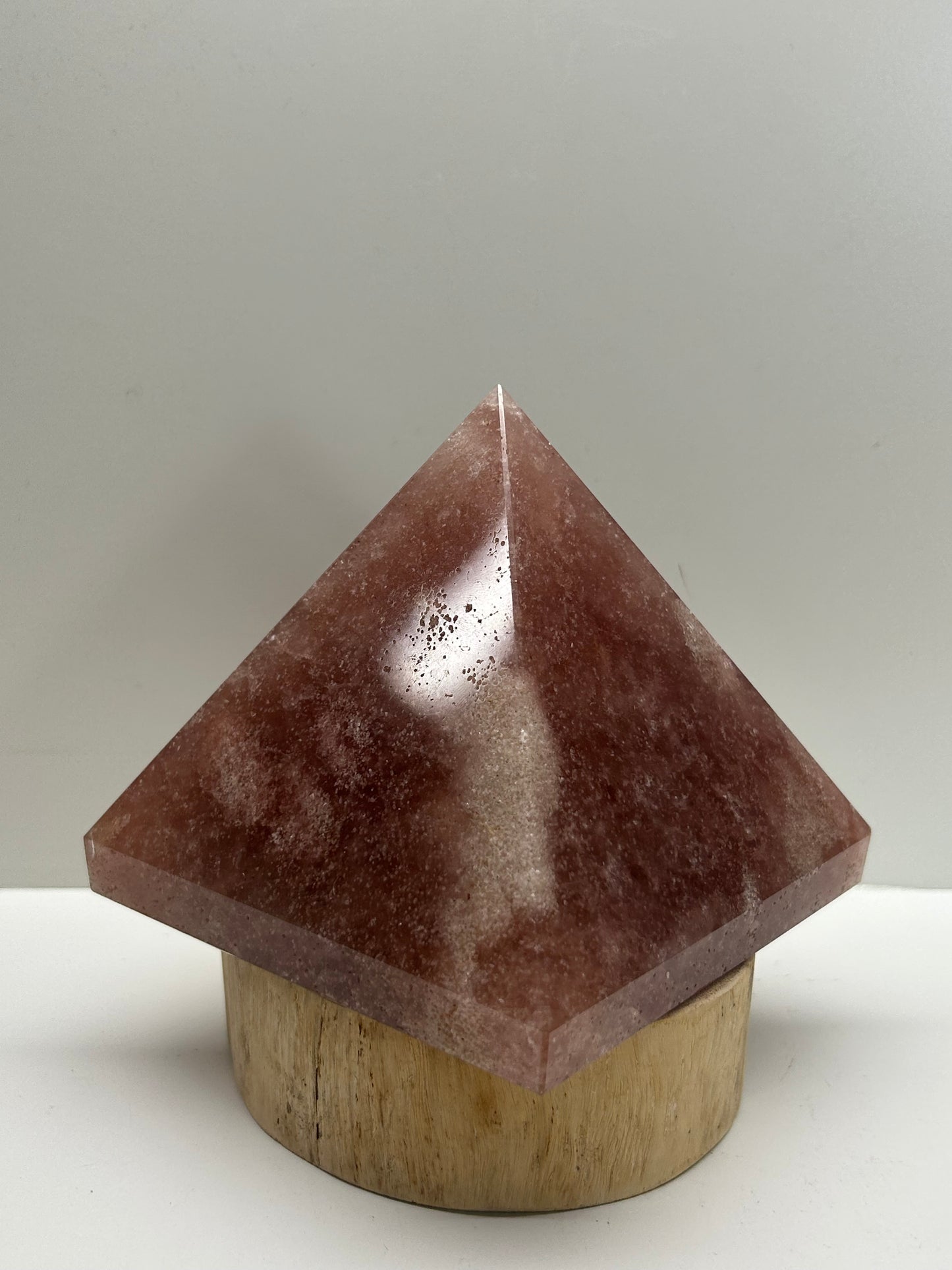 Strawberry Quartz Pyramid