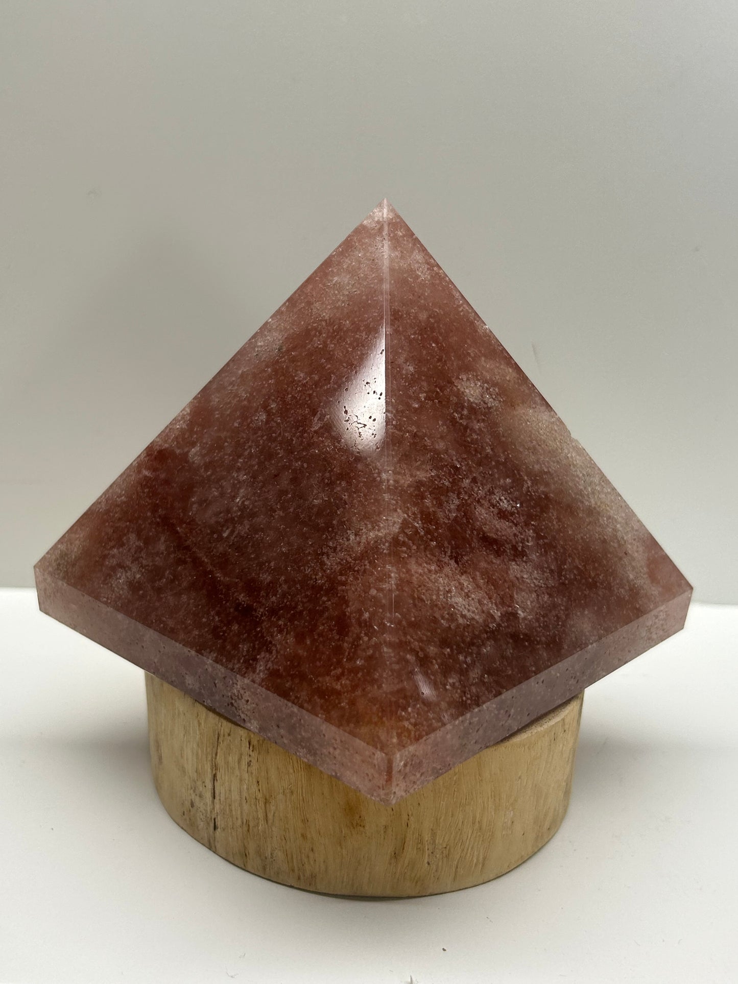Strawberry Quartz Pyramid