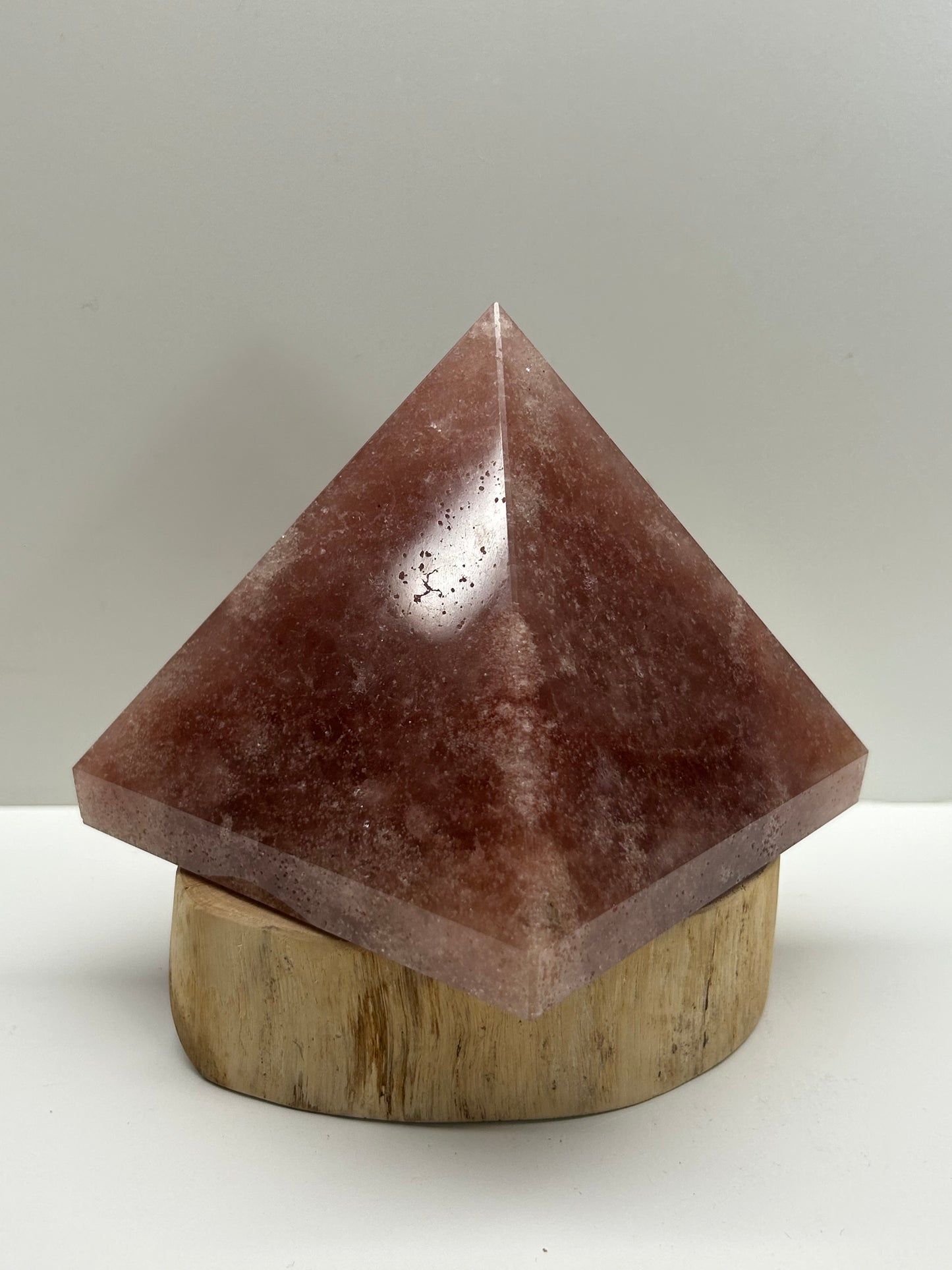 Strawberry Quartz Pyramid