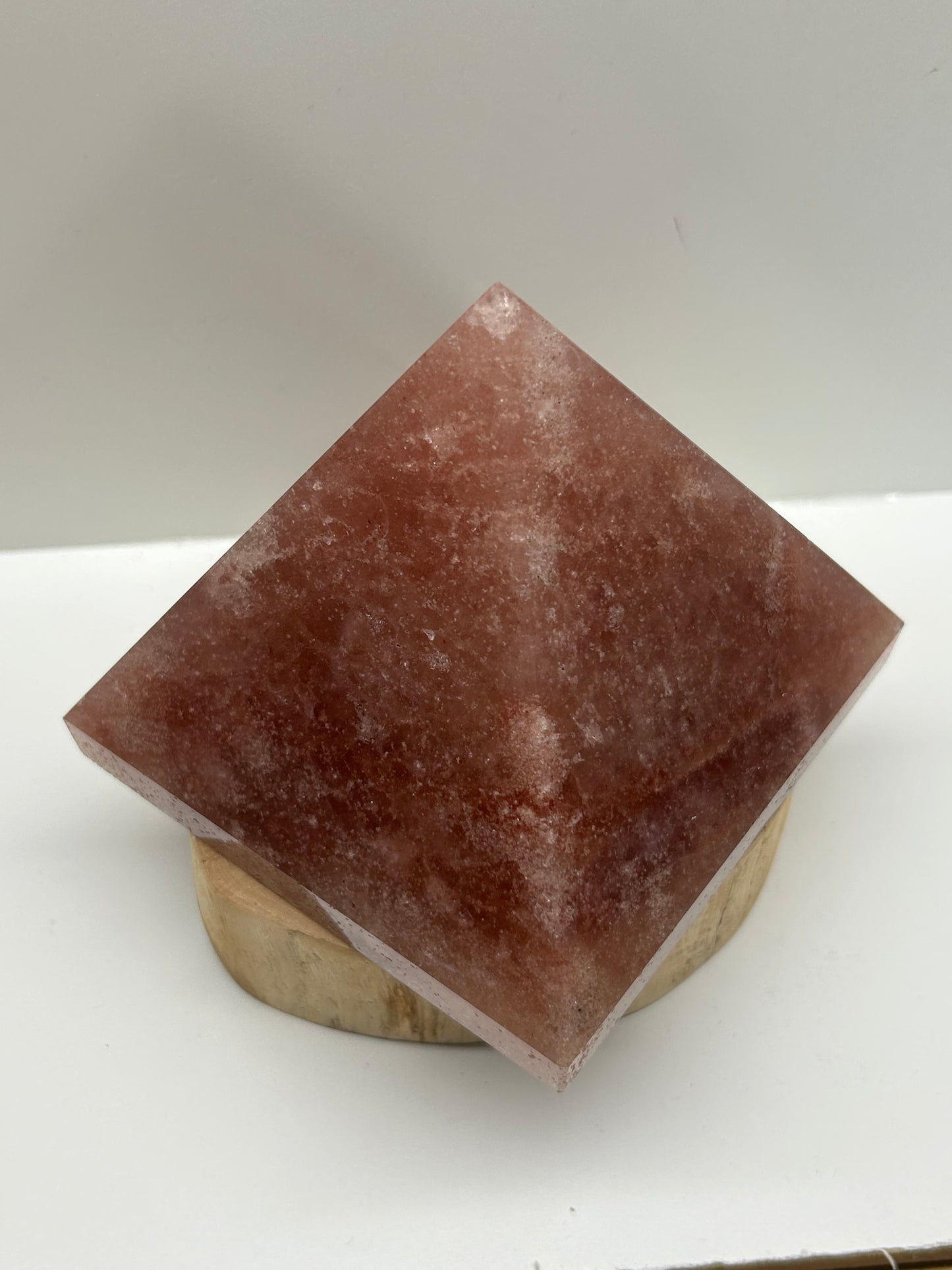 Strawberry Quartz Pyramid
