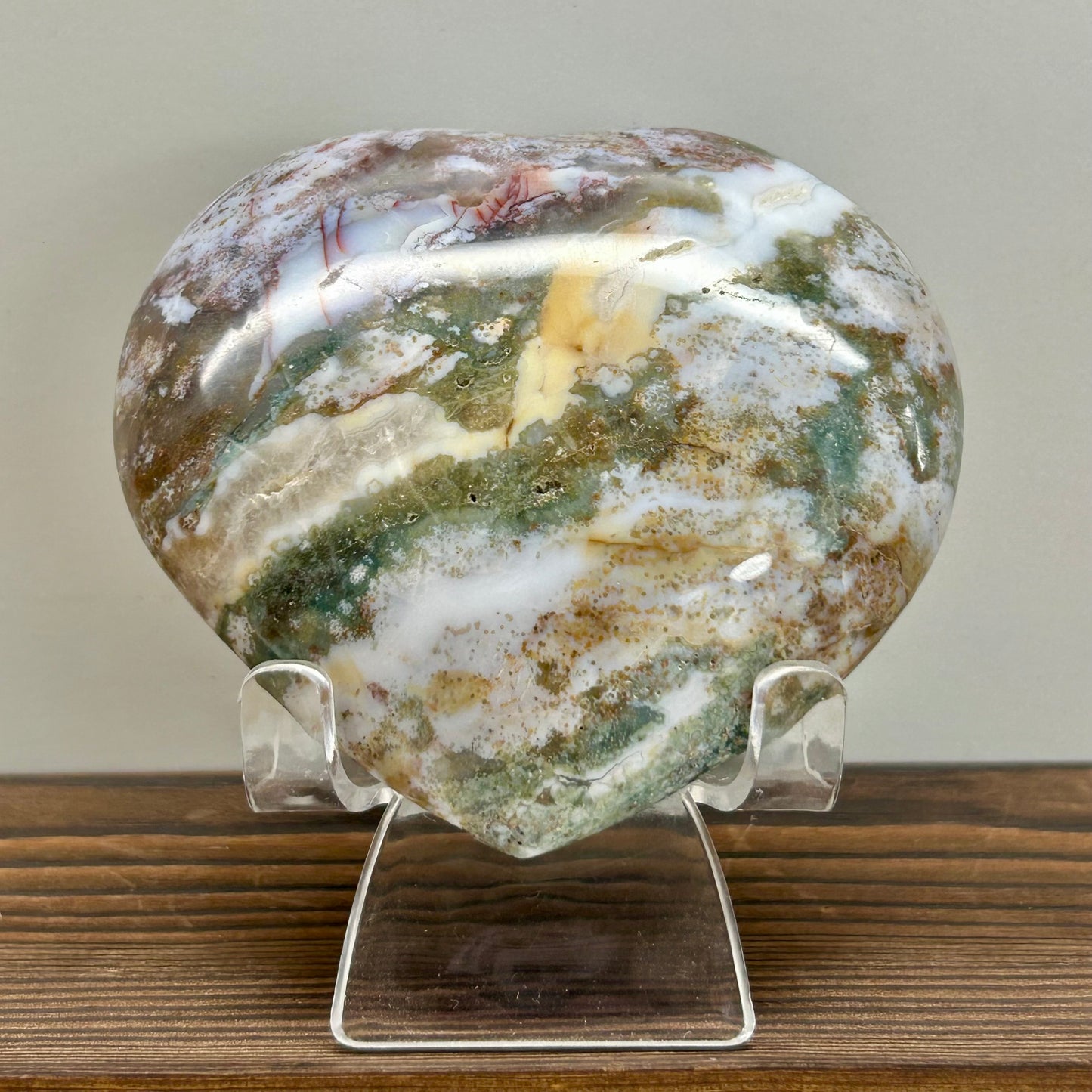 Ocean Jasper Heart