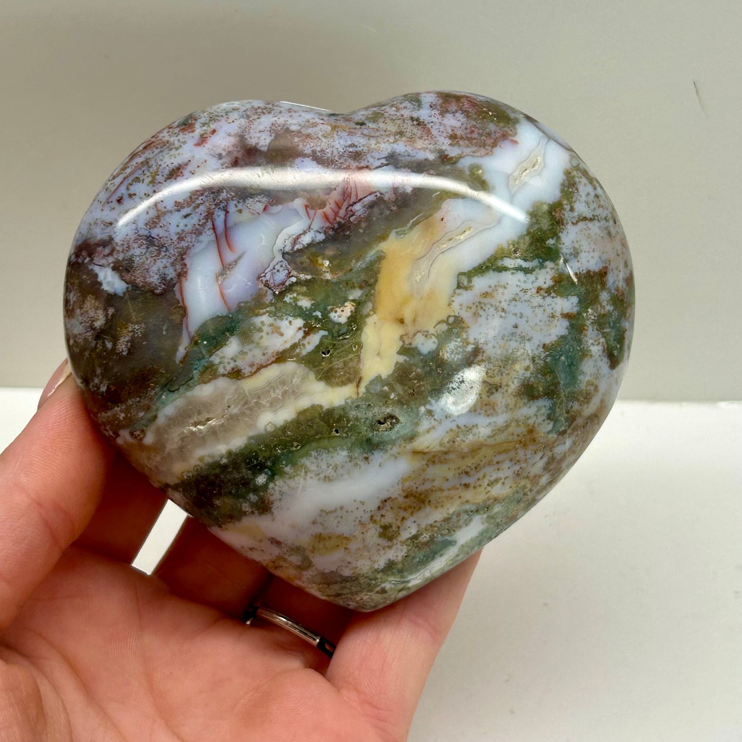 Ocean Jasper Heart