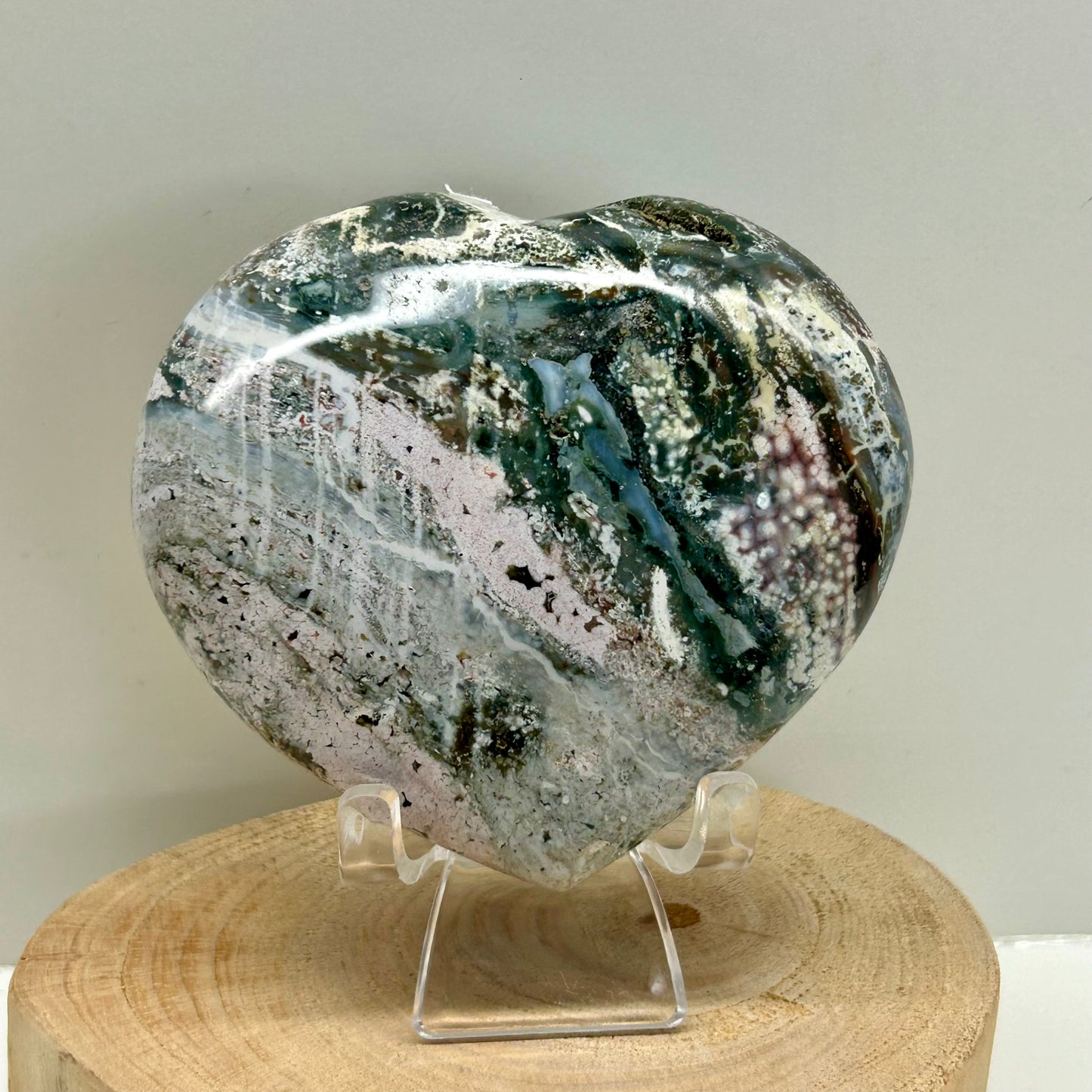 Ocean Jasper Heart