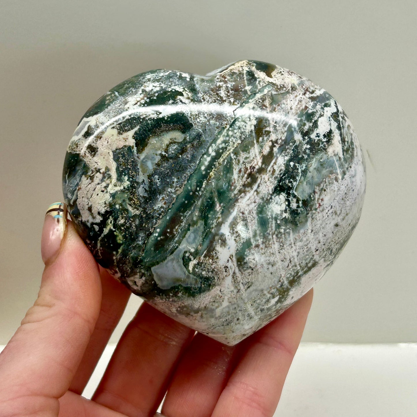Ocean Jasper Heart
