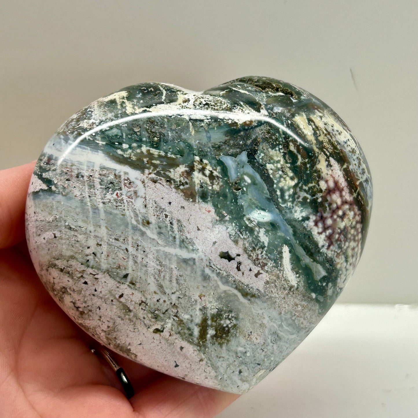 Ocean Jasper Heart