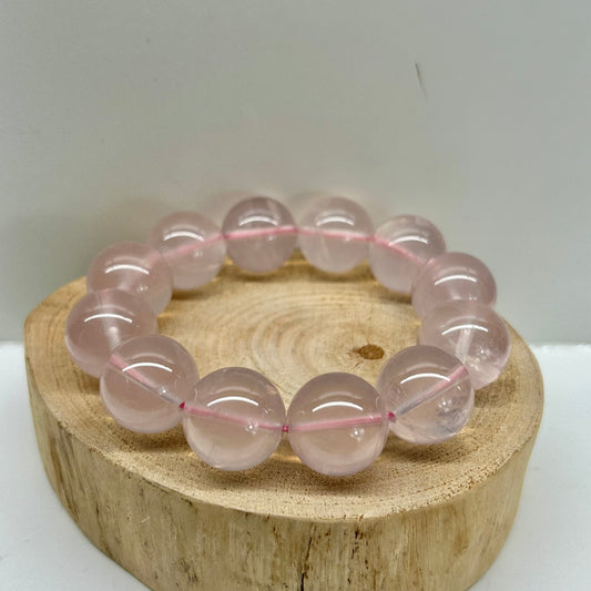 Rose Quartz 16mm Bracelets