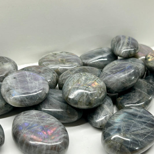 Purple Labradorite Palm Stones