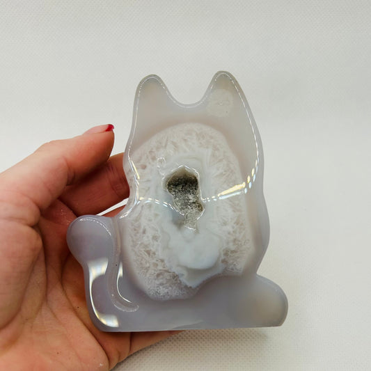 Quartz & Agate Cat