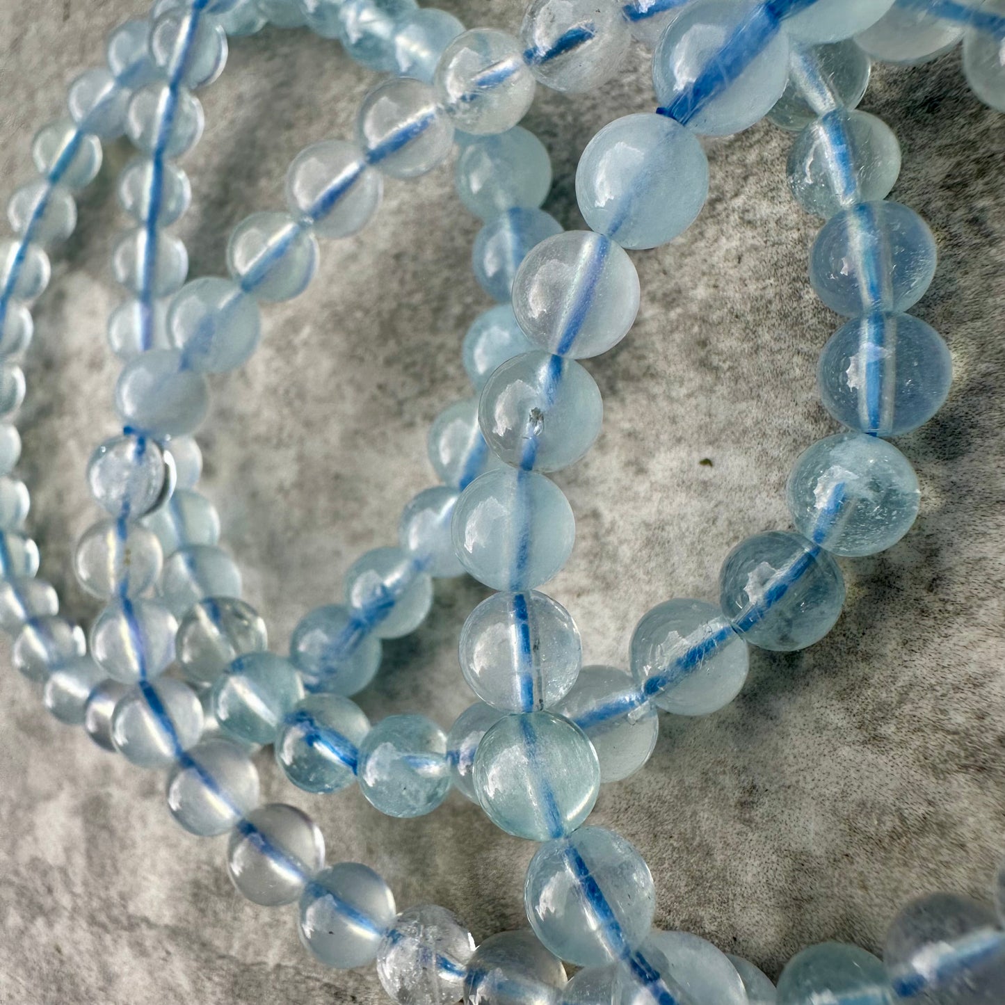Aquamarine 6mm Bracelets